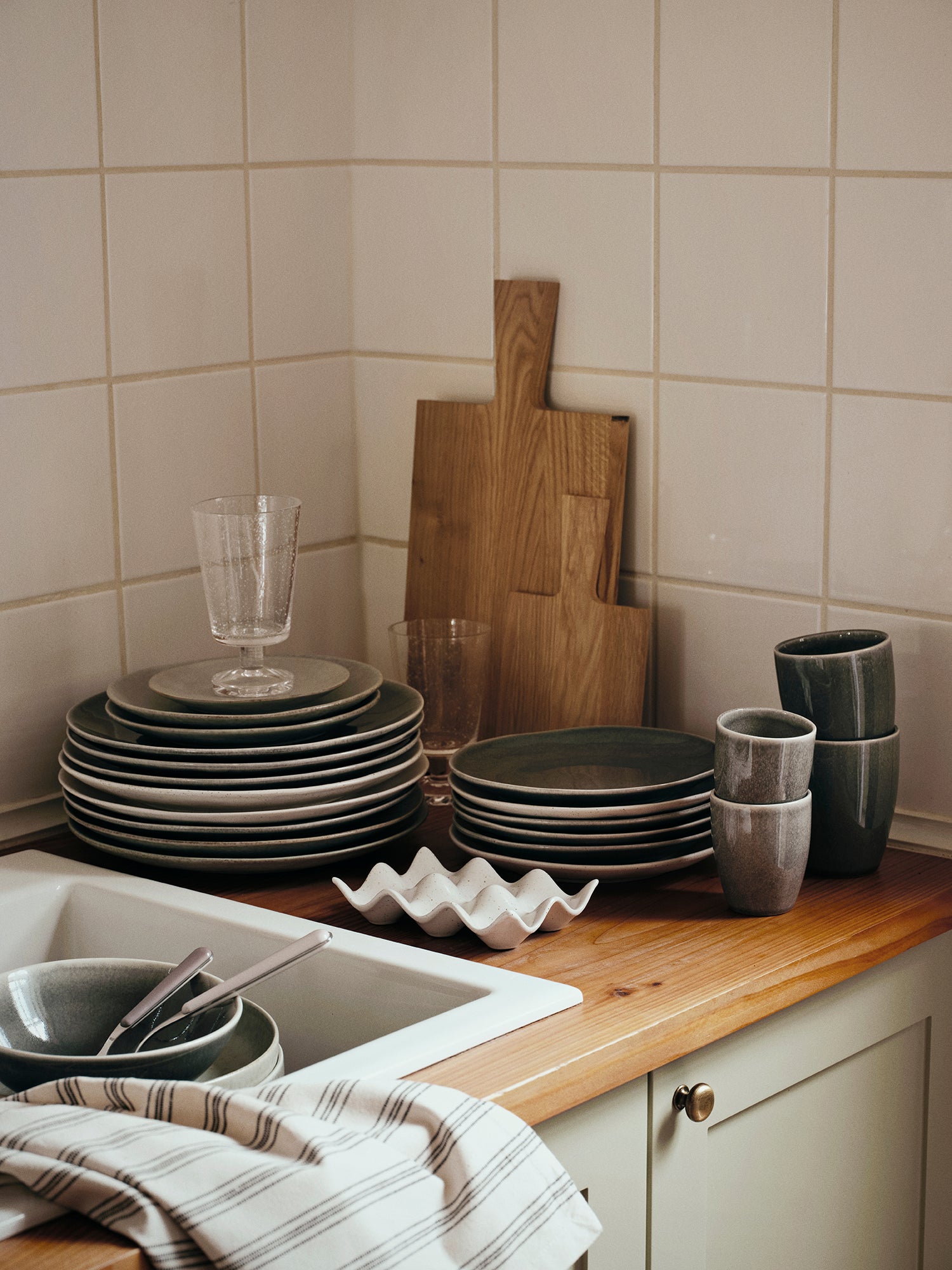 BROSTE Nordic Rain Side Plate