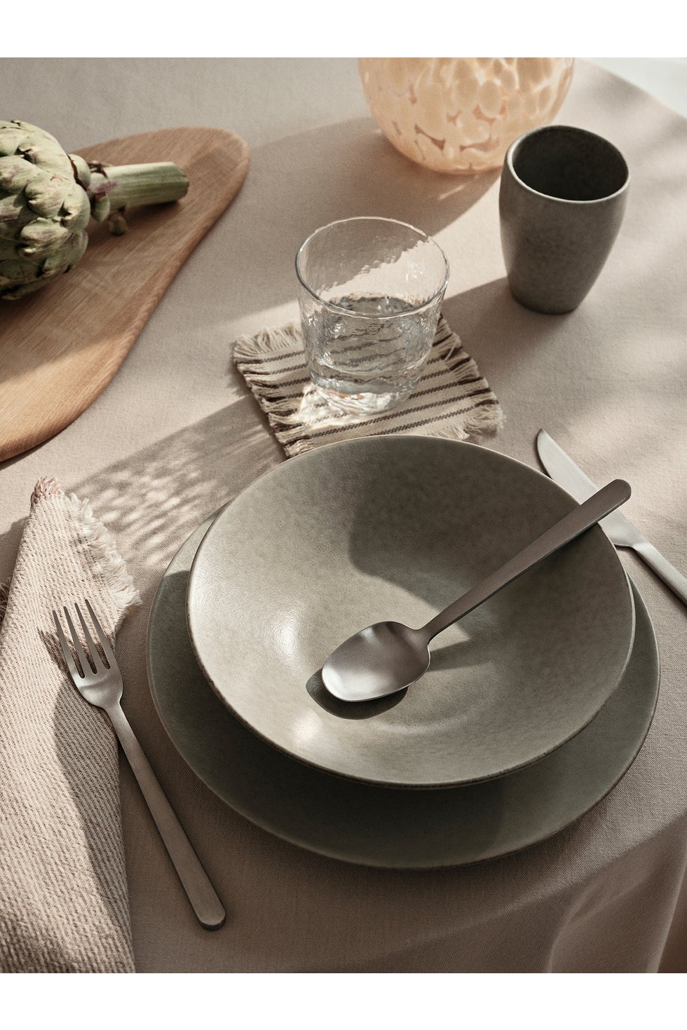BROSTE Nordic Marsh Deep Pasta Plate