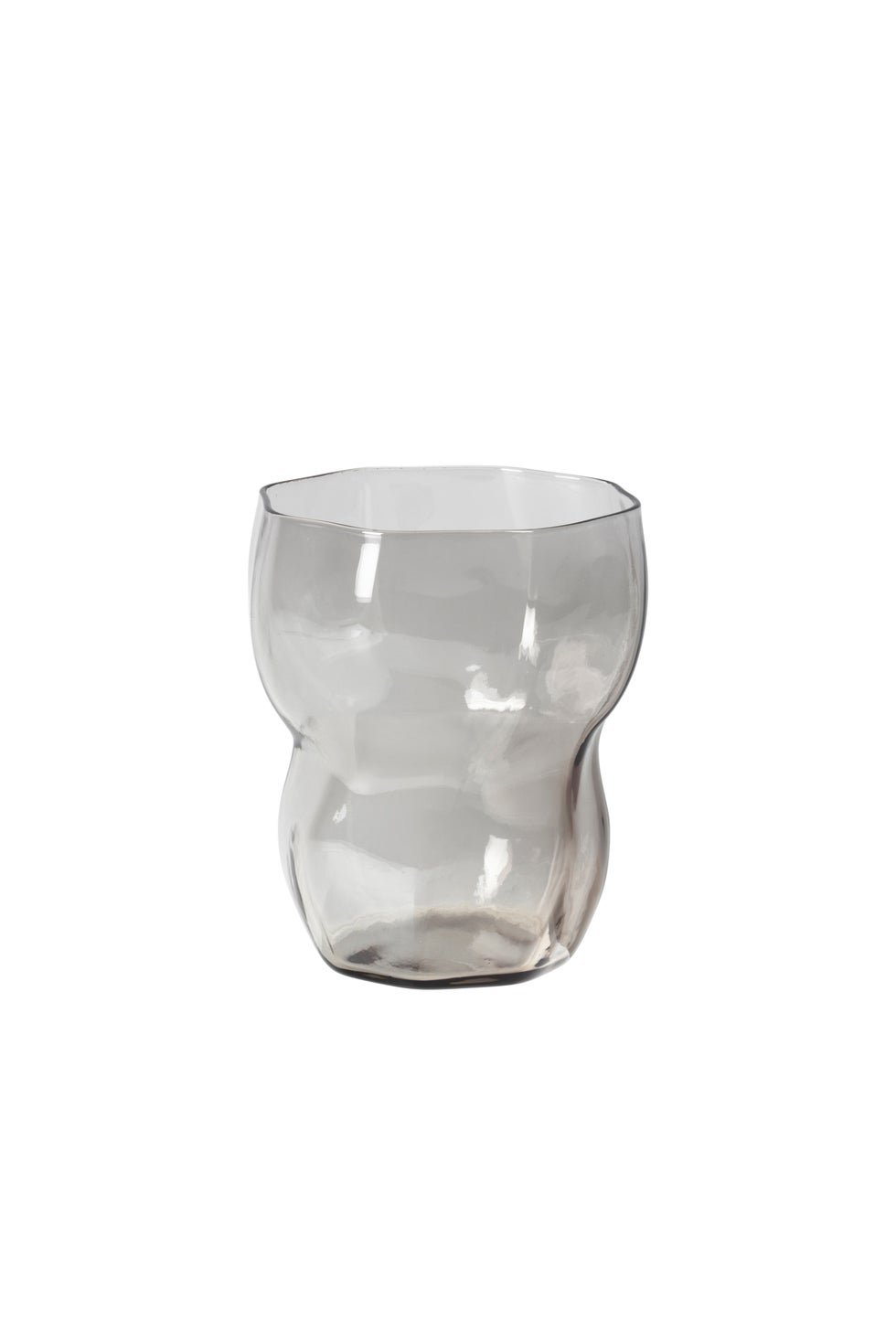 BROSTE Limfjord Glass Large Tumbler Light Grey