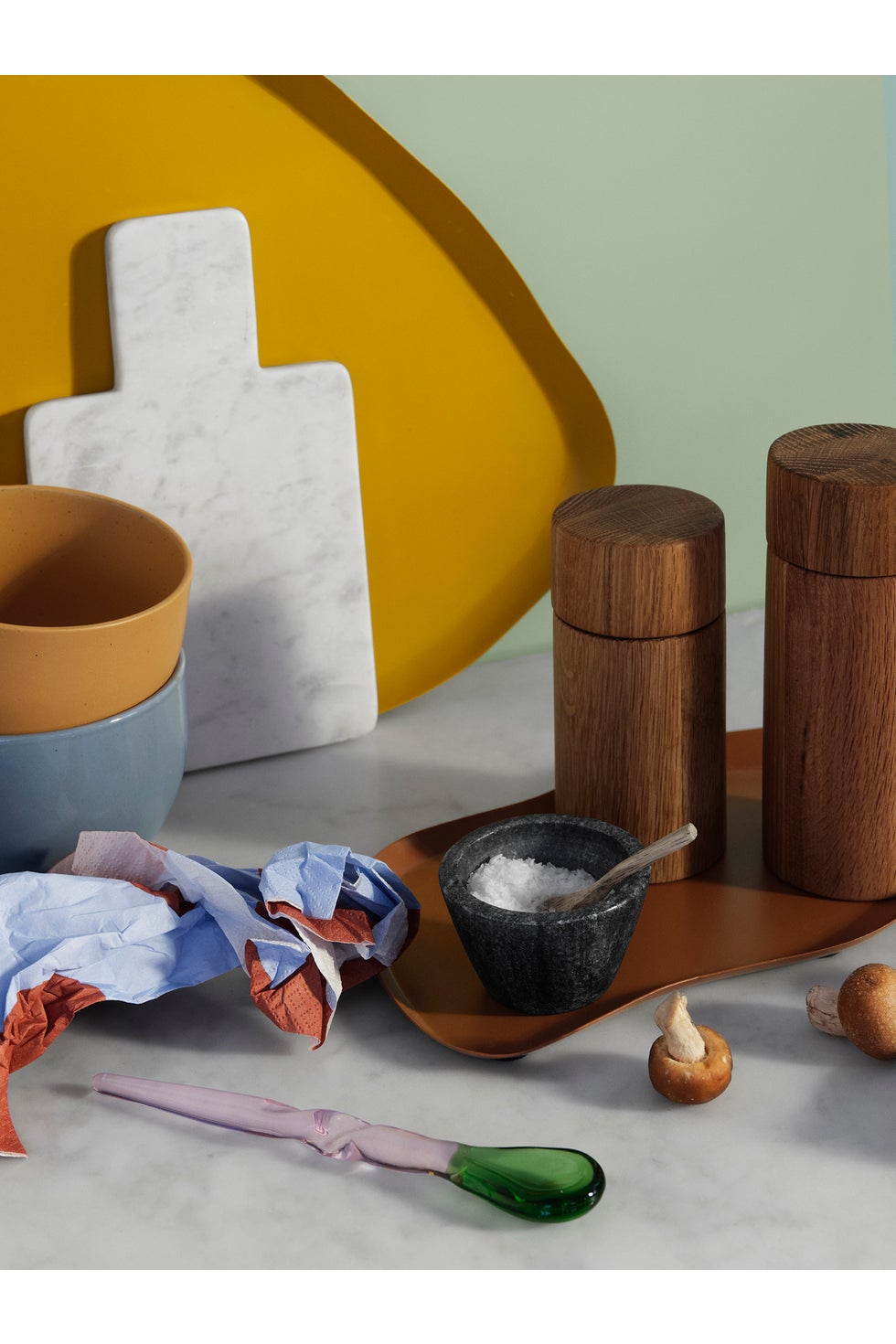 BROSTE Salt/Pepper Grinder Large Oak
