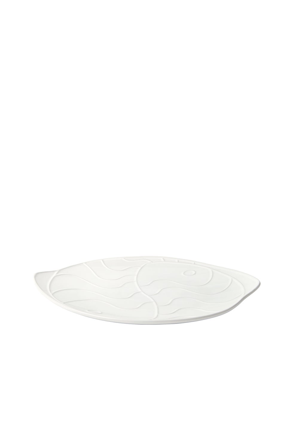 BROSTE Pesce Round Plate - White*
