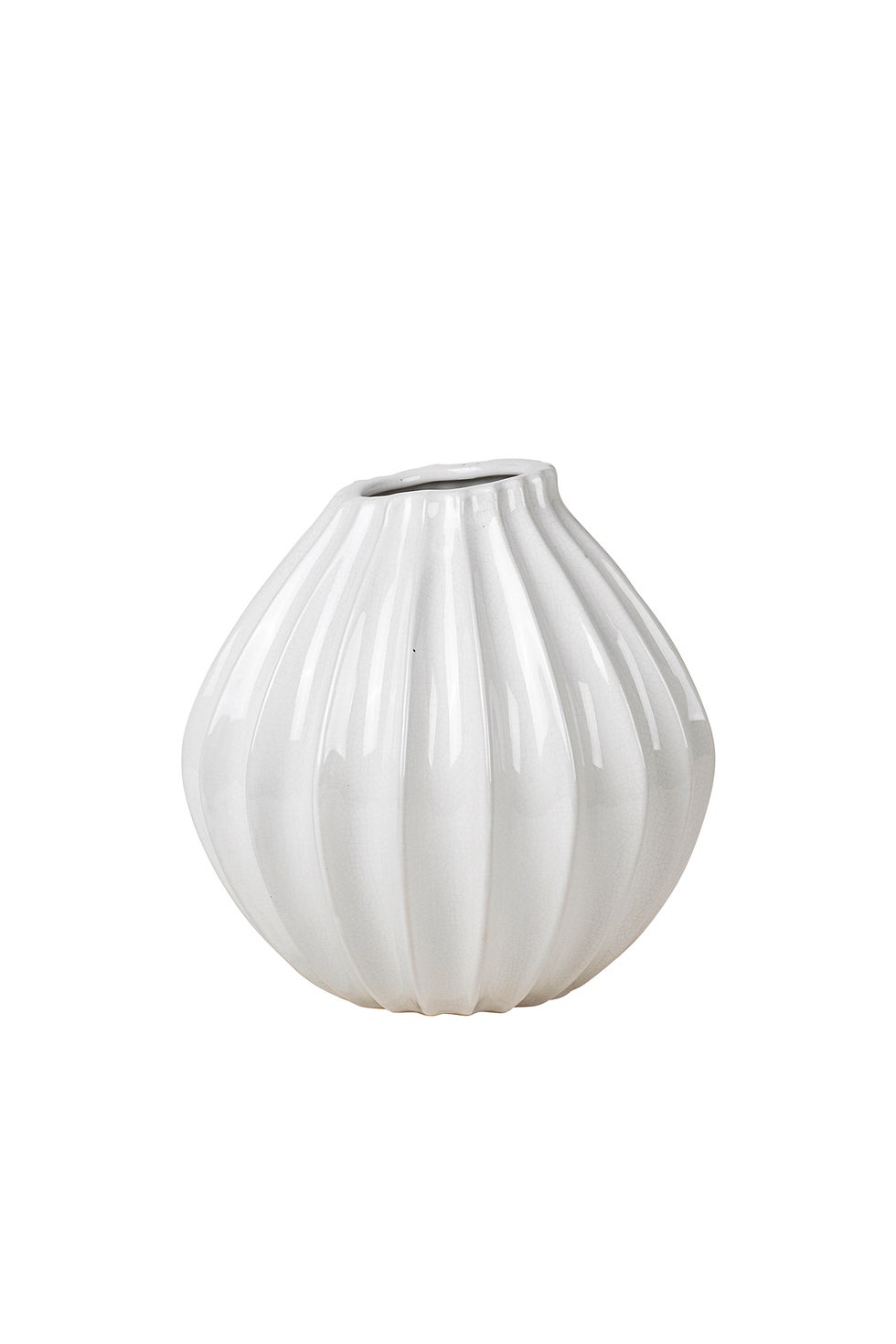 BROSTE Vase Wide Medium - White