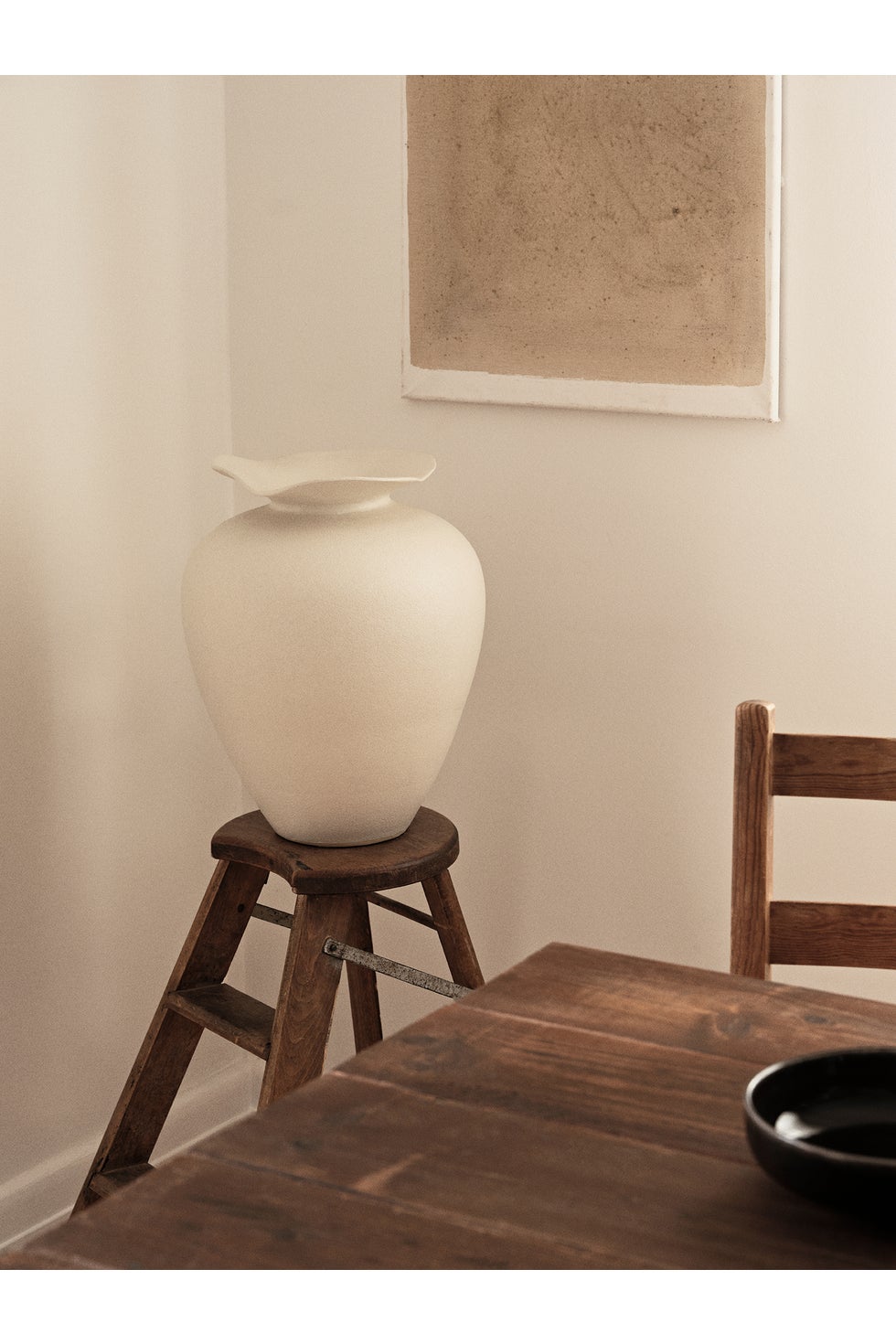 BROSTE Vase Florentina L - Off-White