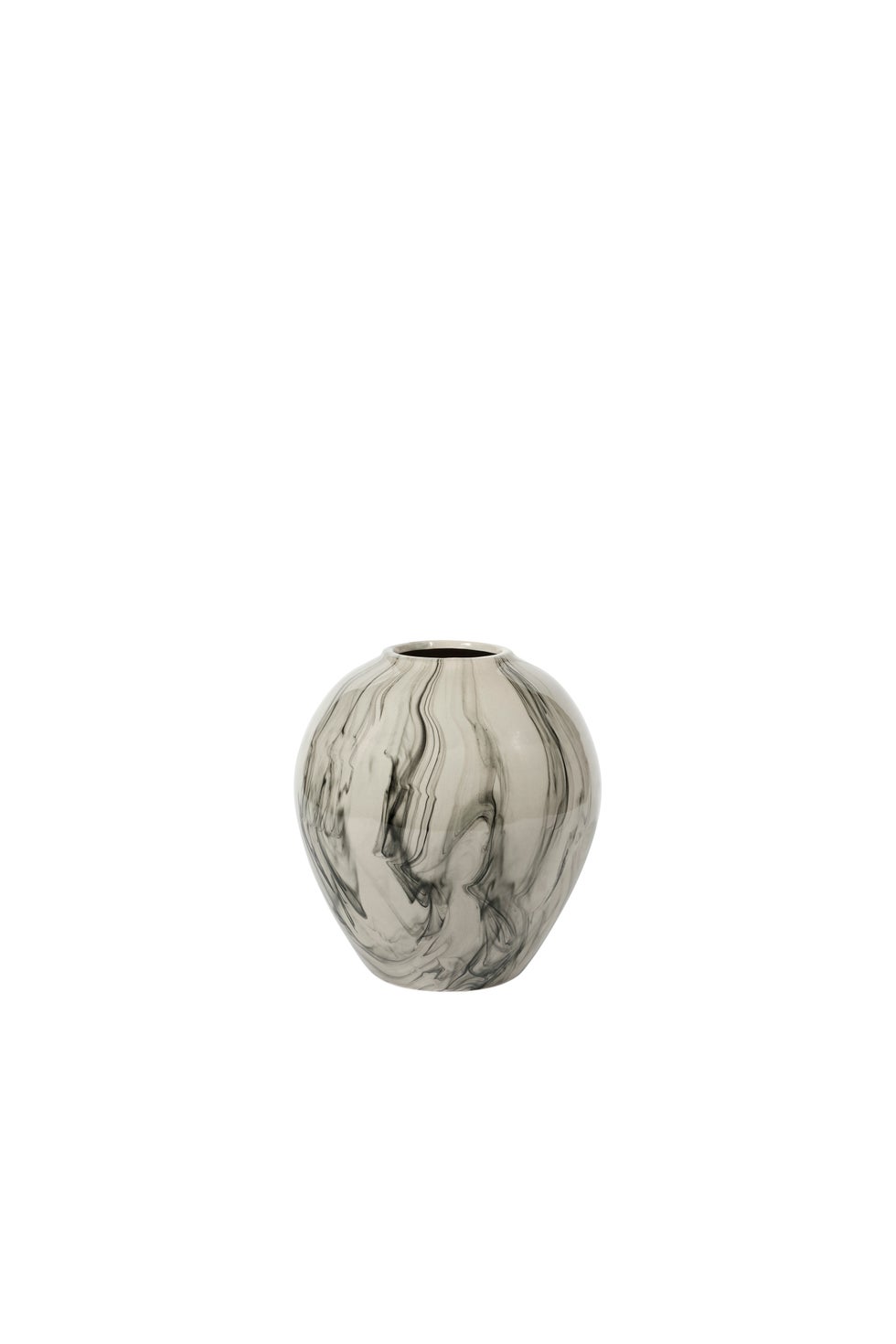 BROSTE Vase Ingrid M - Beige/Black