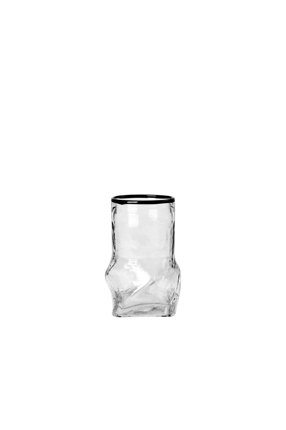 BROSTE Vase Ellen - Clear/Black