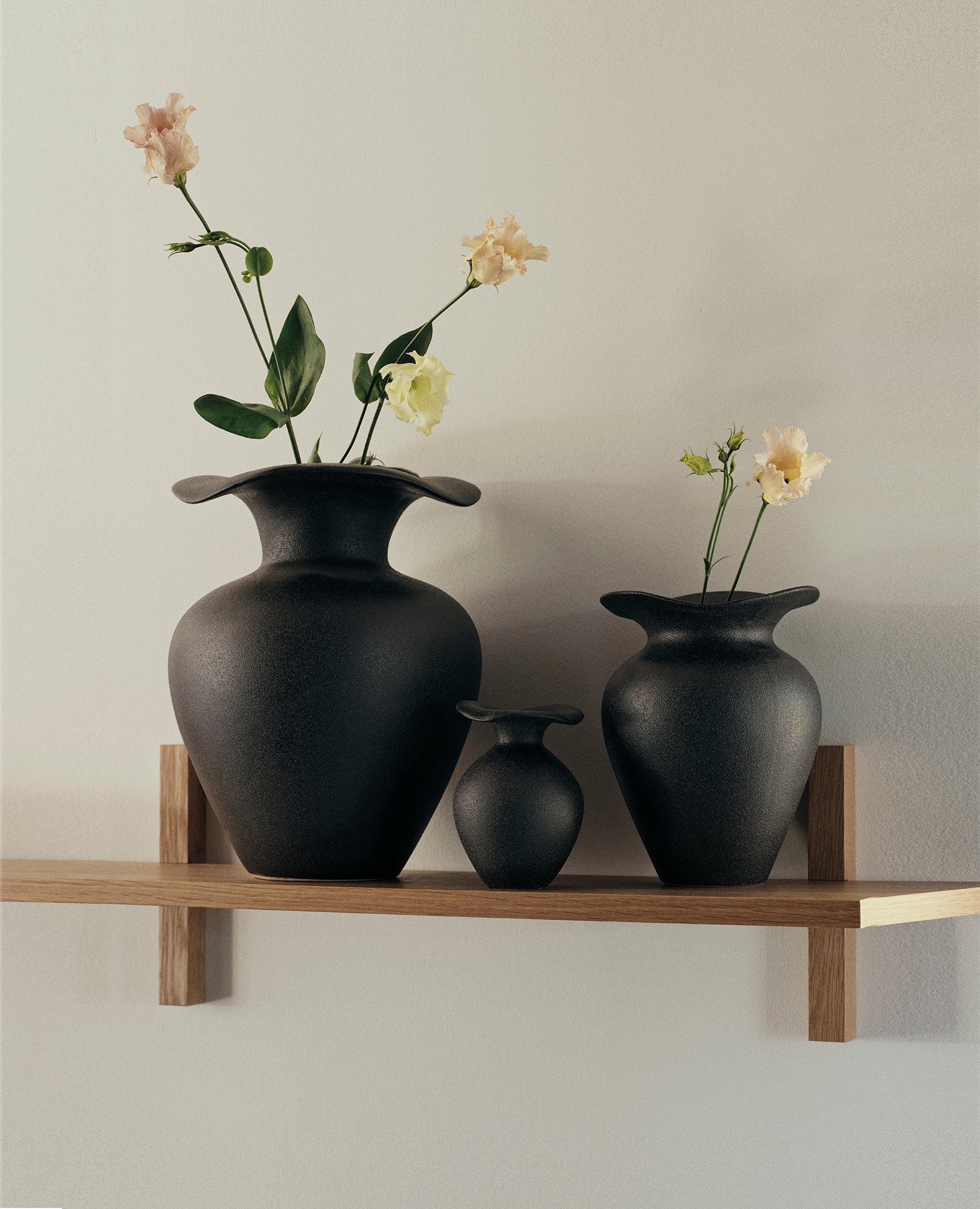 BROSTE Vase Florentina XS - Matt Black