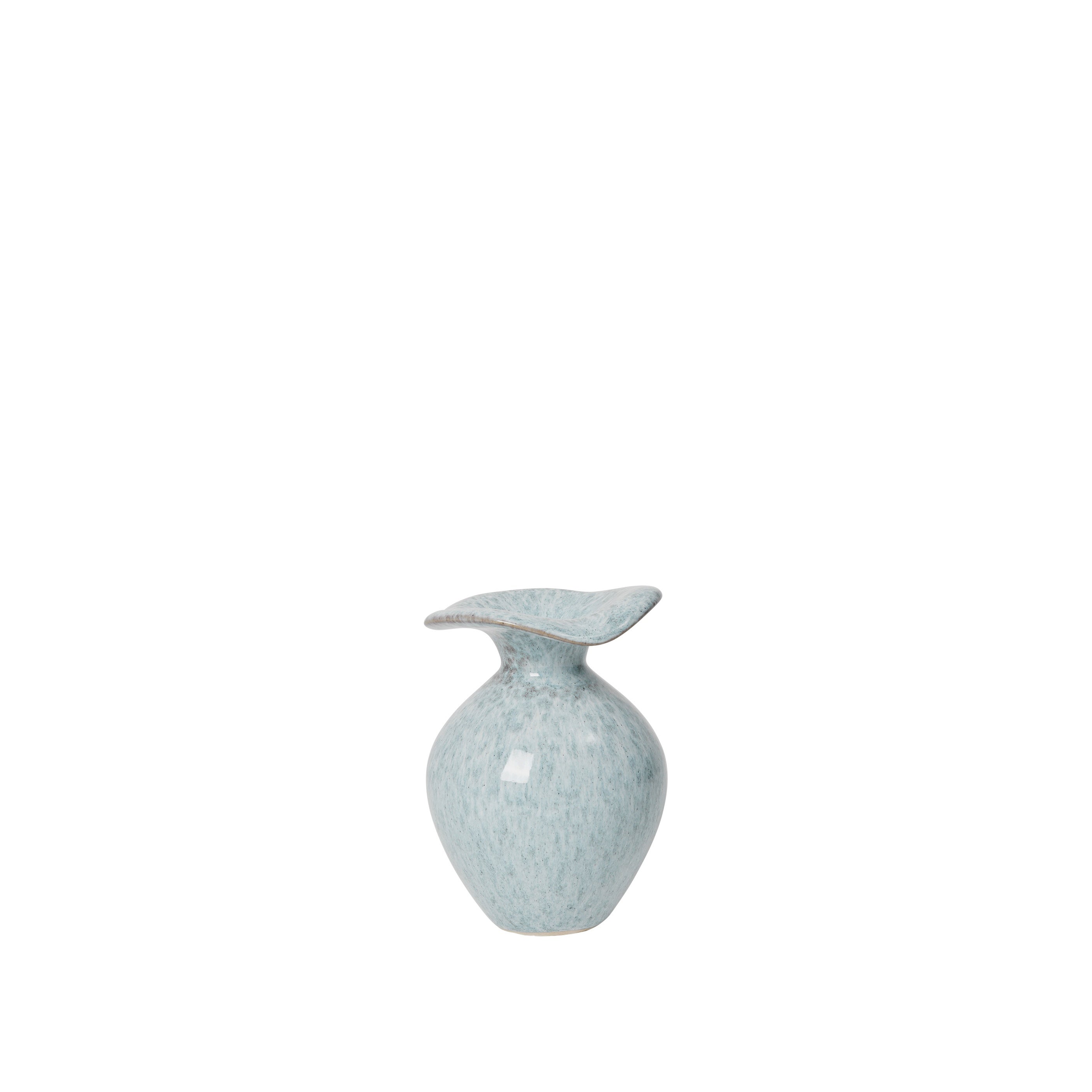 BROSTE Vase Florentina XS - Glossy Light Blue