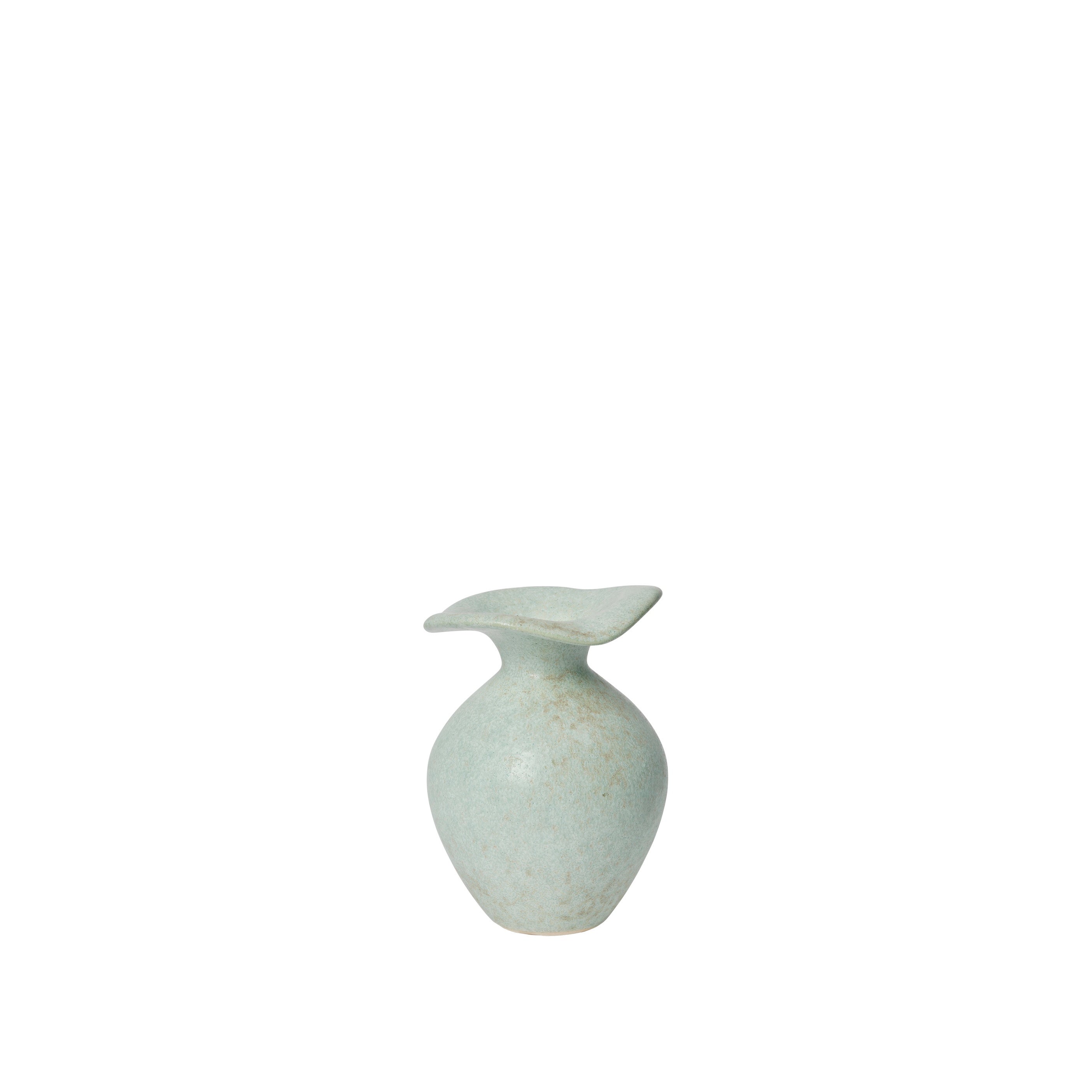 BROSTE Vase Florentina XS - Glossy Sage Green