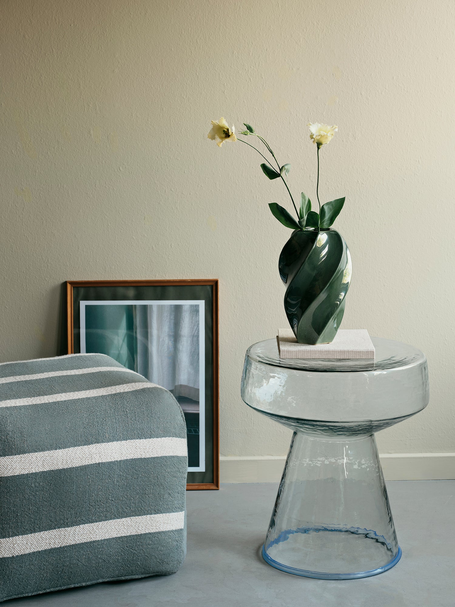 BROSTE Vase Odette Tall - Glossy Hunter Green