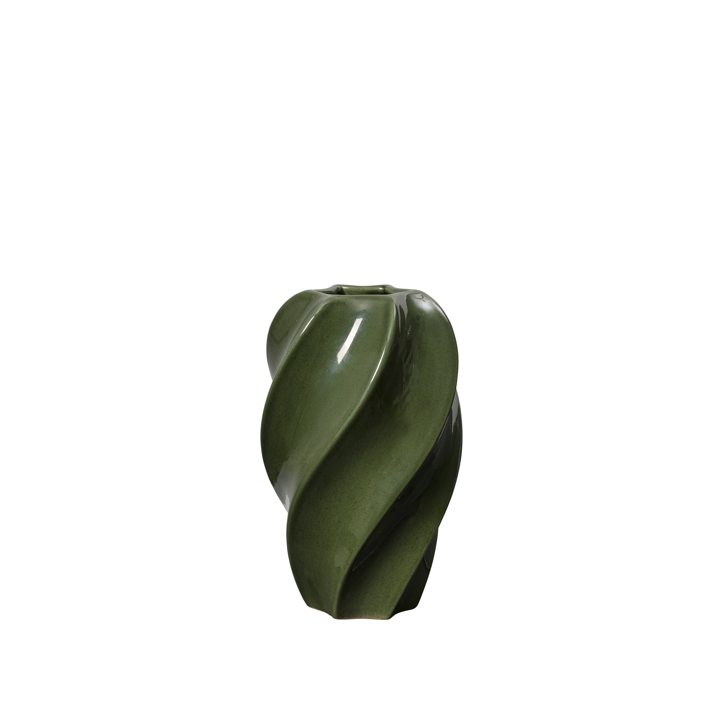 BROSTE Vase Odette Medium - Glossy Hunter Green