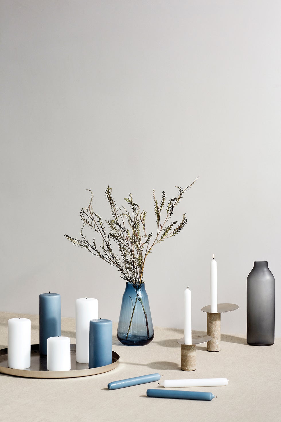 BROSTE Candle Overdipped S/10 - White