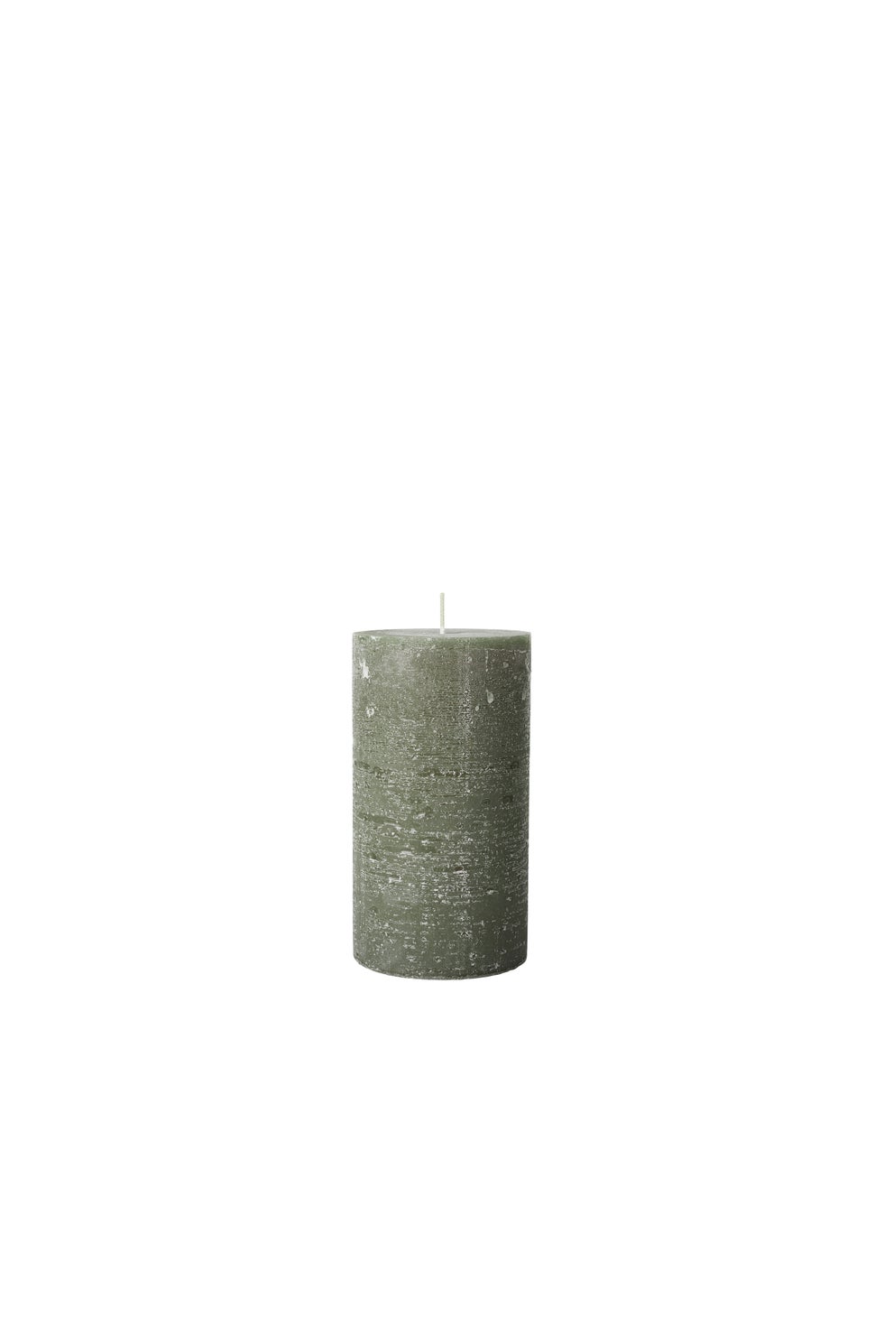 BROSTE Candle Pillar H180 - Grape Leaf Green