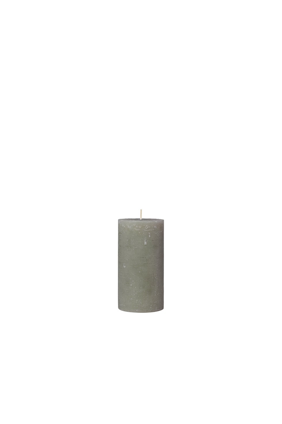 BROSTE Candle Pillar H135 - Grape Leaf Green