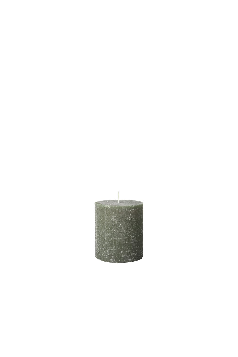 BROSTE Candle Pillar H110 - Grape Leaf Green