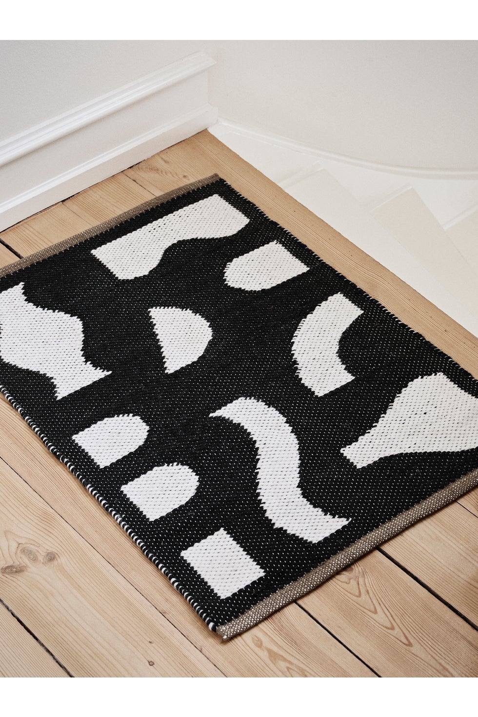 BROSTE Door Mat Ceres - Black/Off White