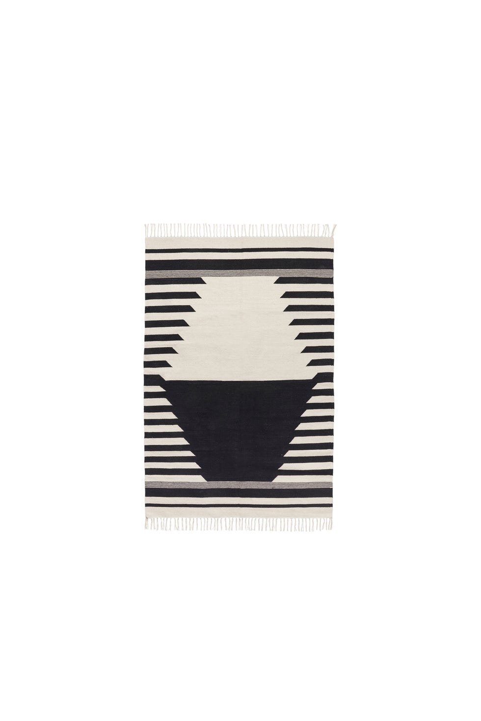 BROSTE Rug Iselin - Black/Off White 140*200