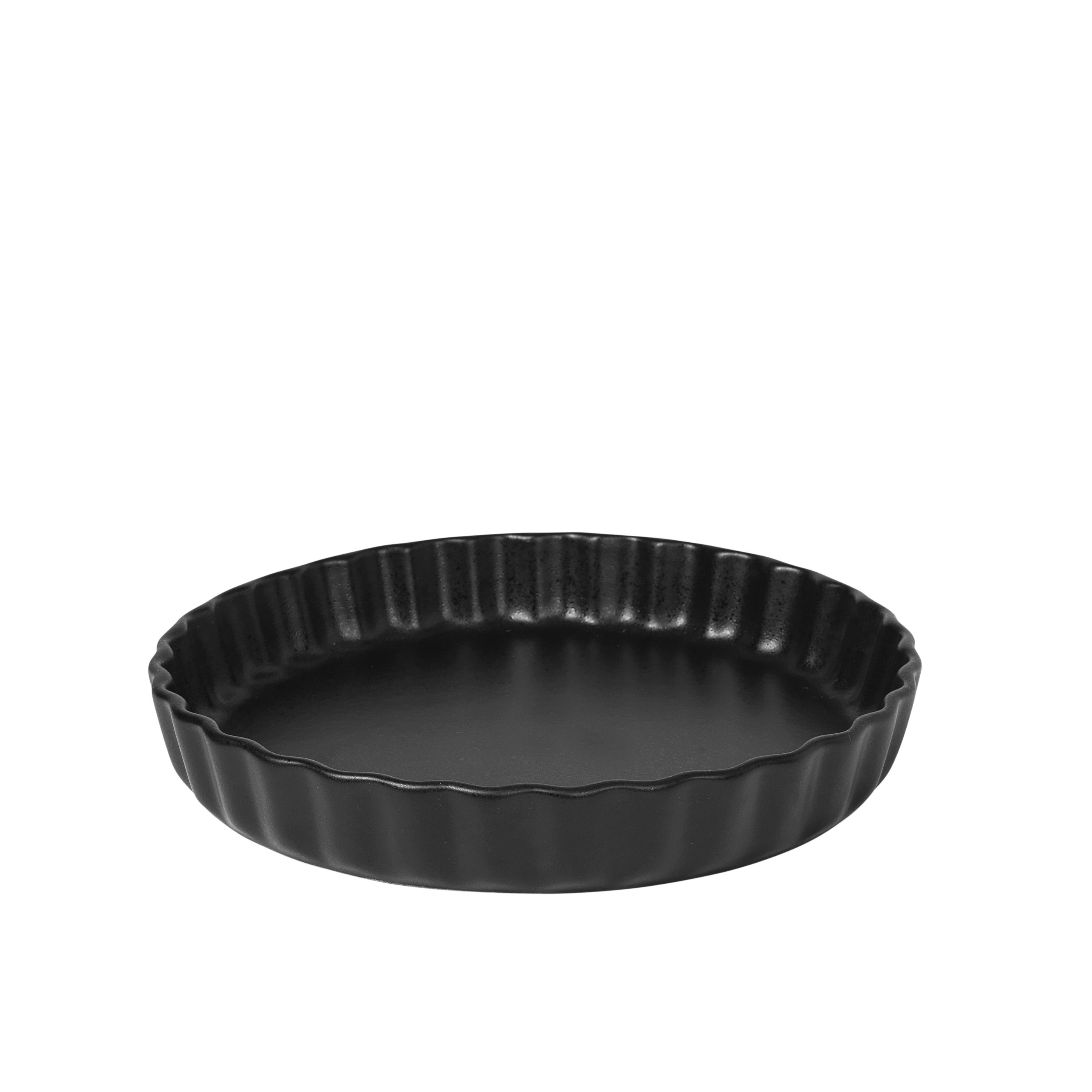 BROSTE Ovenware Vig Flan Oven Dish Large - Black