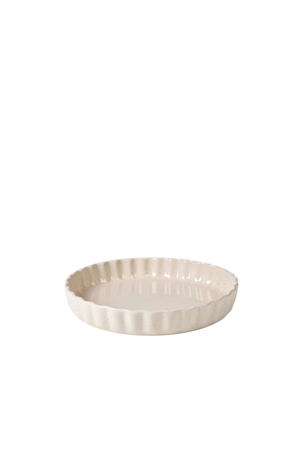 BROSTE Ovenware Vig Flan Oven Dish Medium - Beige