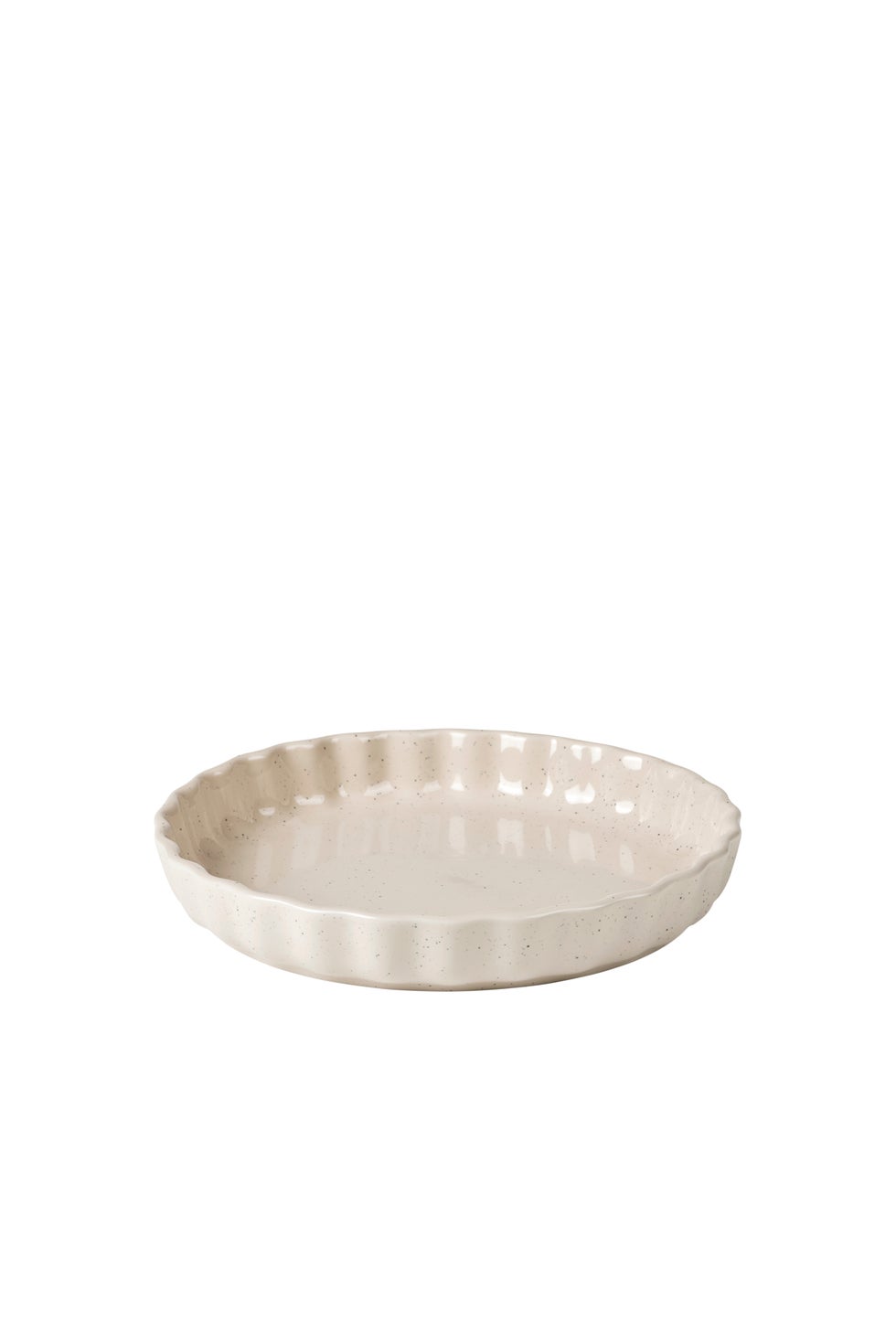 BROSTE Ovenware Vig Flan Oven Dish Large - Beige