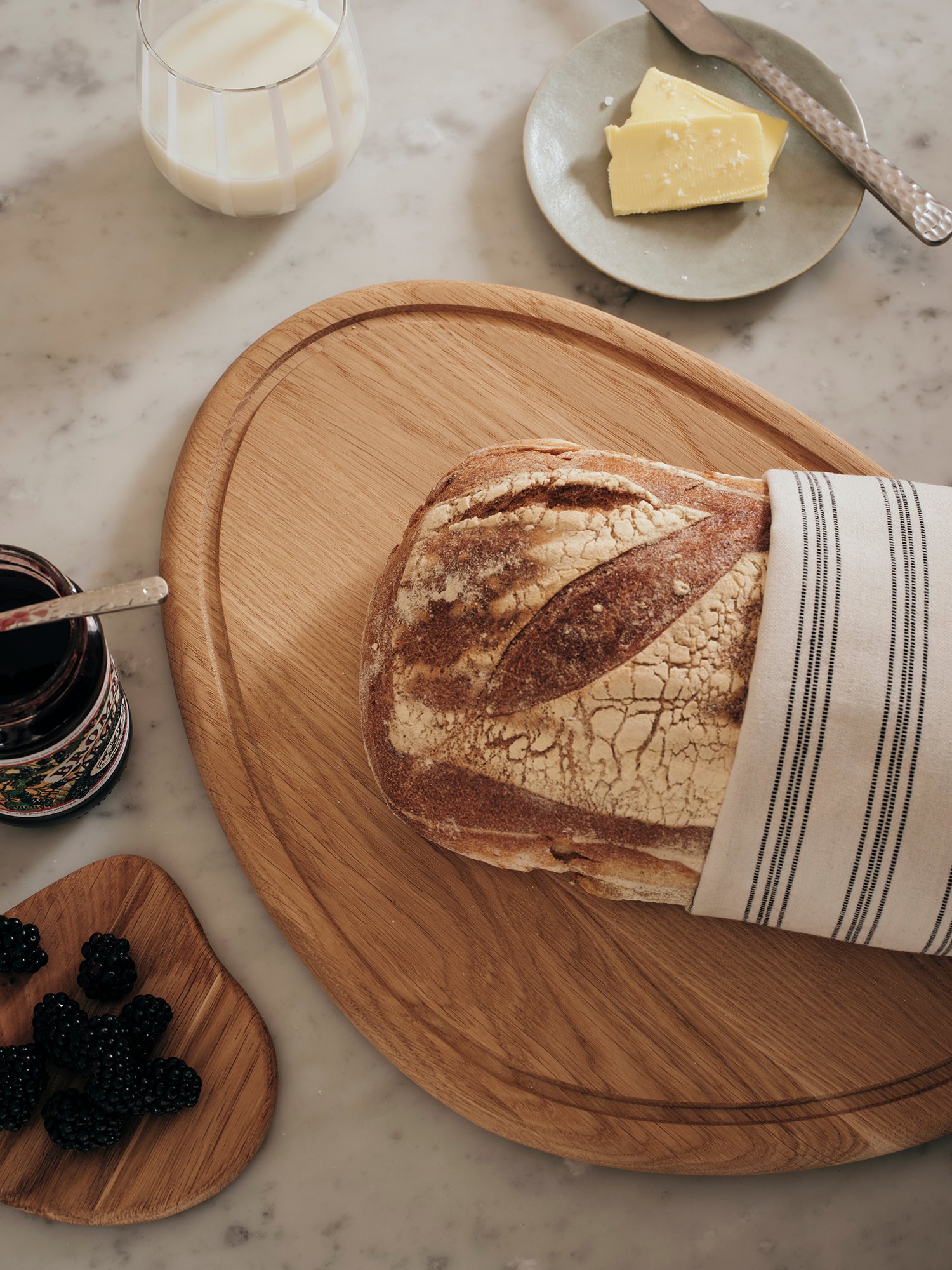 BROSTE Board Limfjord Oval - Natural