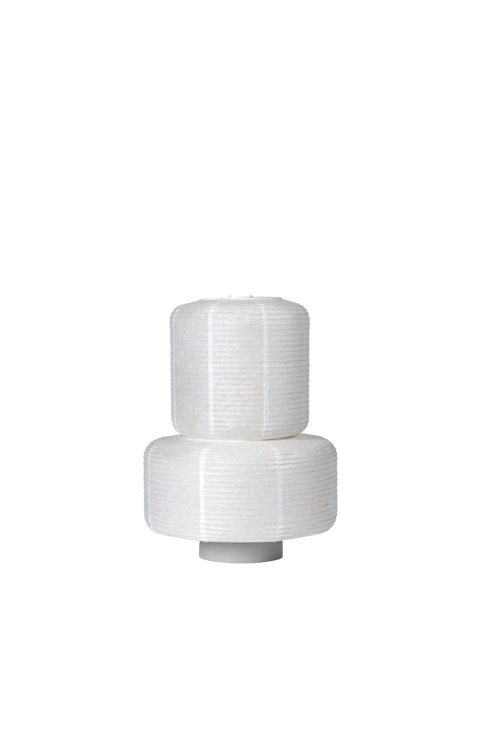 BROSTE Lighting William Rice Paper Short Shade - White