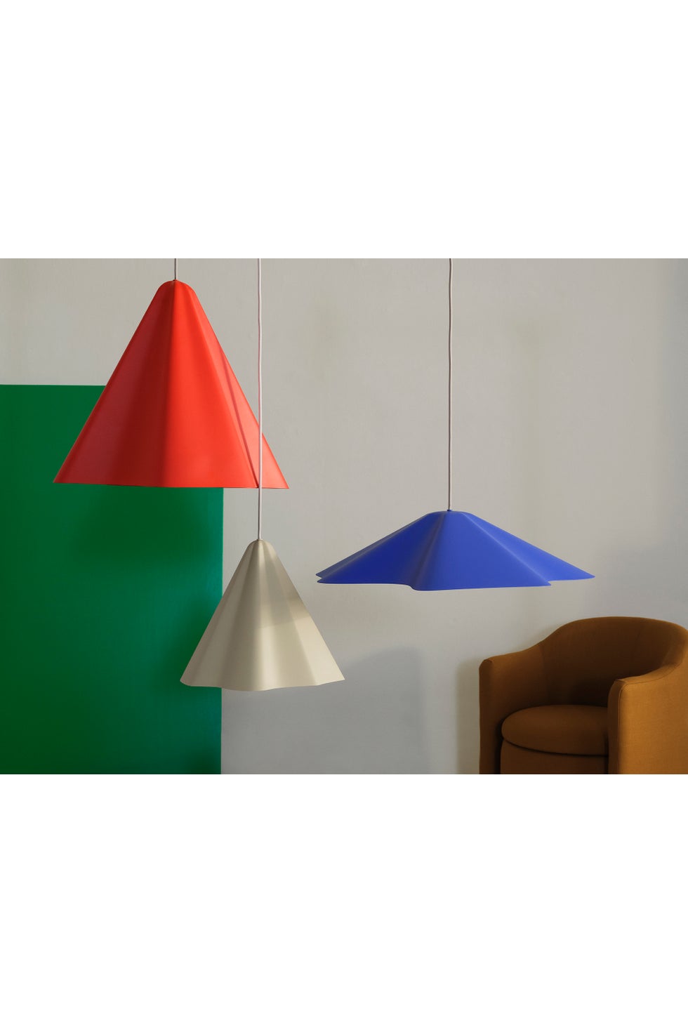 BROSTE Lighting Skirt Pendent Large - Pumpkin