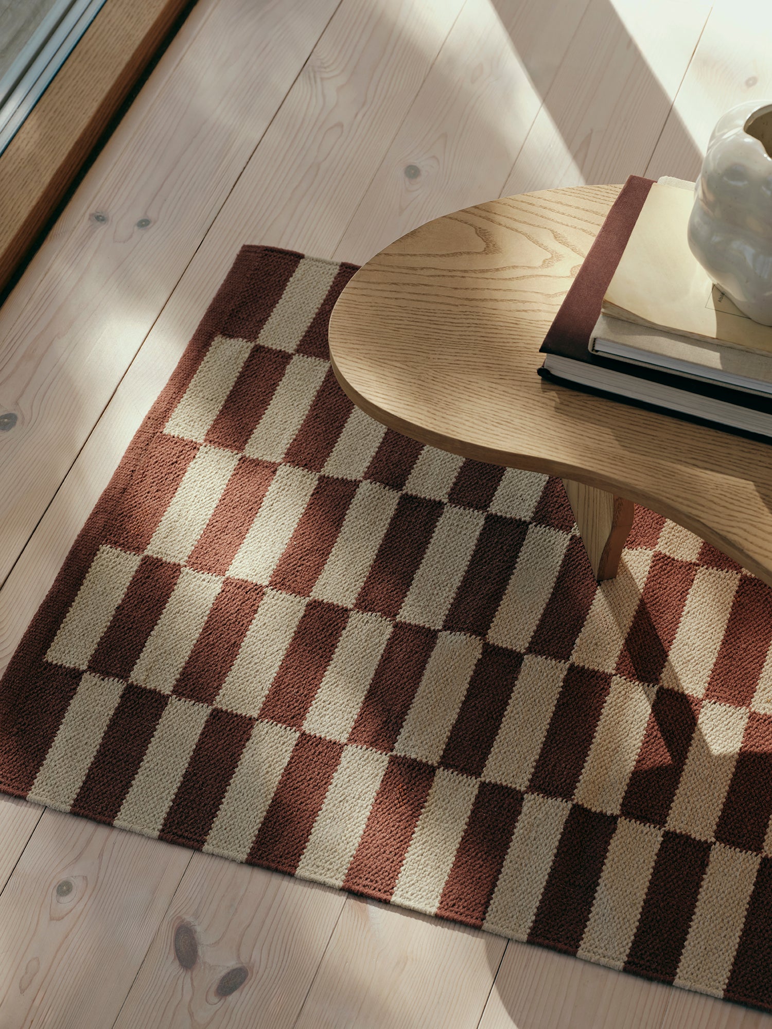 BROSTE Rug Runner Jane - Mocha Bisque/Oatmeal 70*200