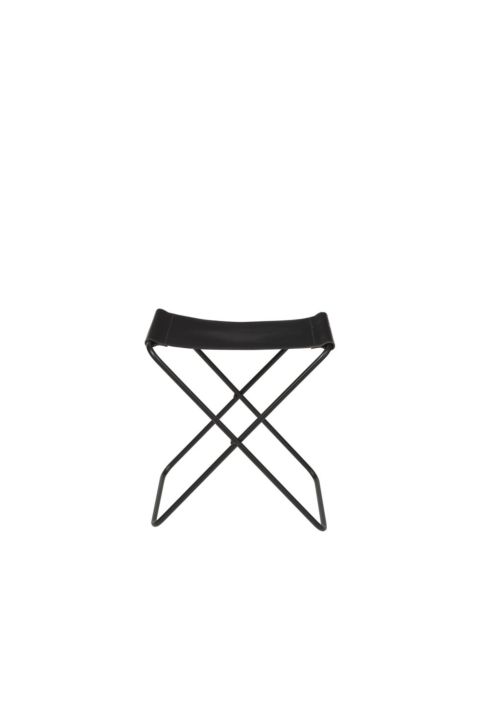 BROSTE Nola Leather Stool - Black