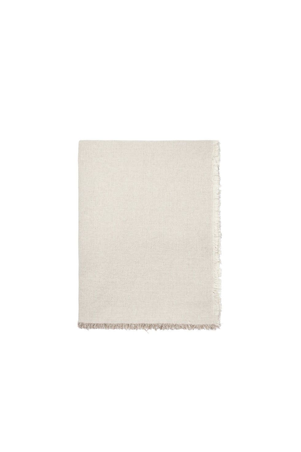 BROSTE Tablecloth Elouise - Taupe(Fungi Grey)/Off-White 160*200