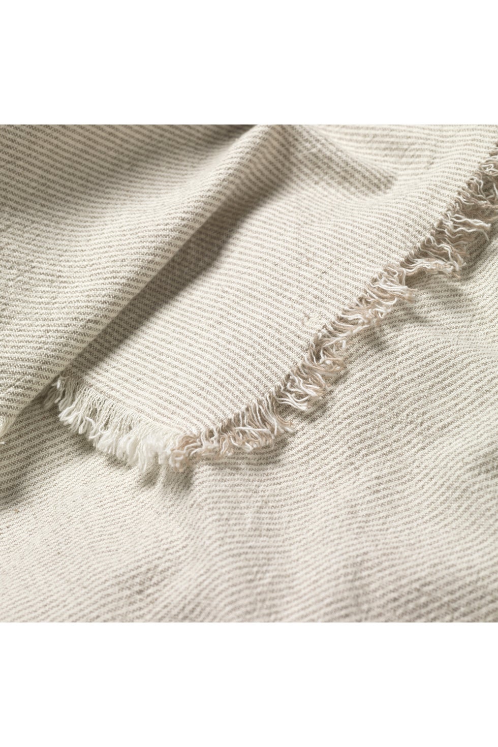 BROSTE Tablecloth Elouise - Taupe(Fungi Grey)/Off-White 160*200