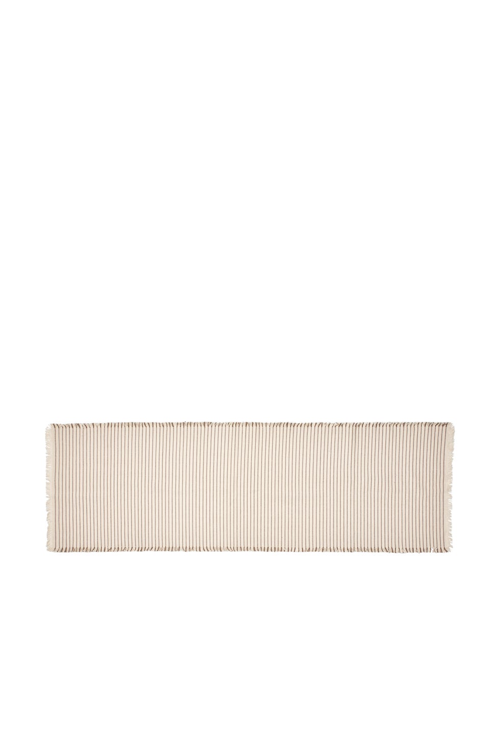 BROSTE Tablerunner Elouise - Off-White/Taupe (Fungi Grey)