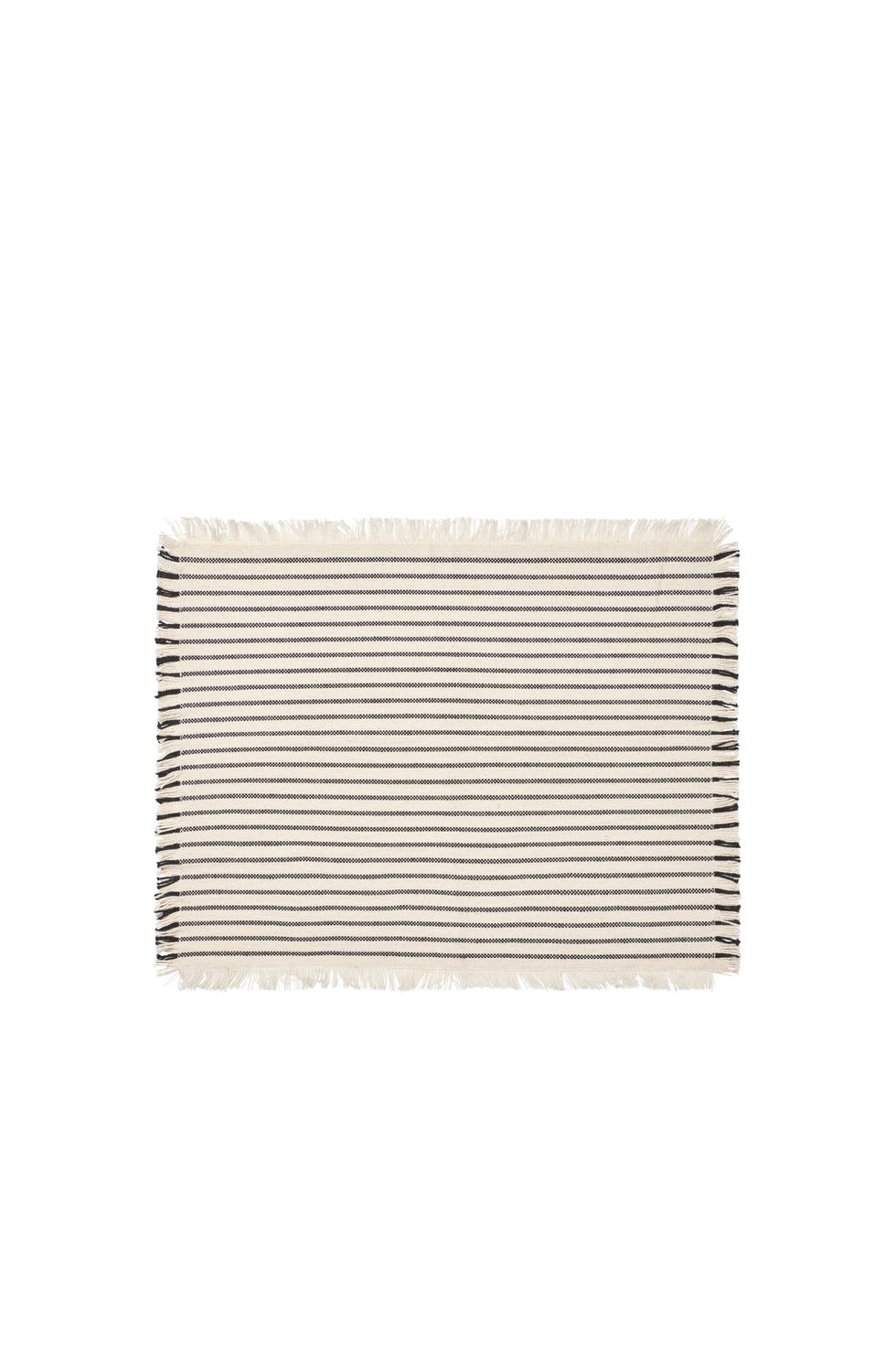 BROSTE Placemat Elouise S/2 - Off White/Black