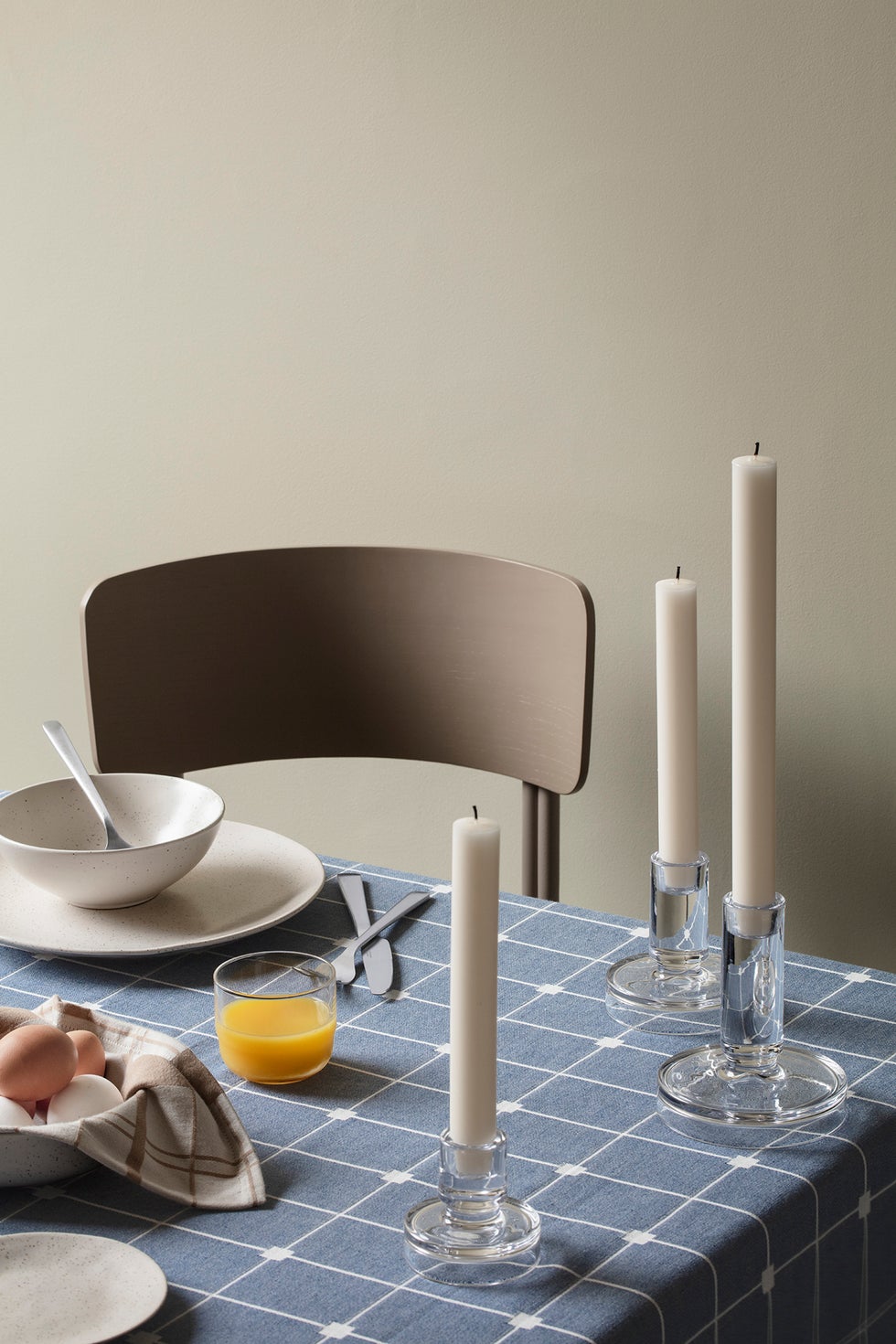 BROSTE Candleholder Petra Tall - Clear