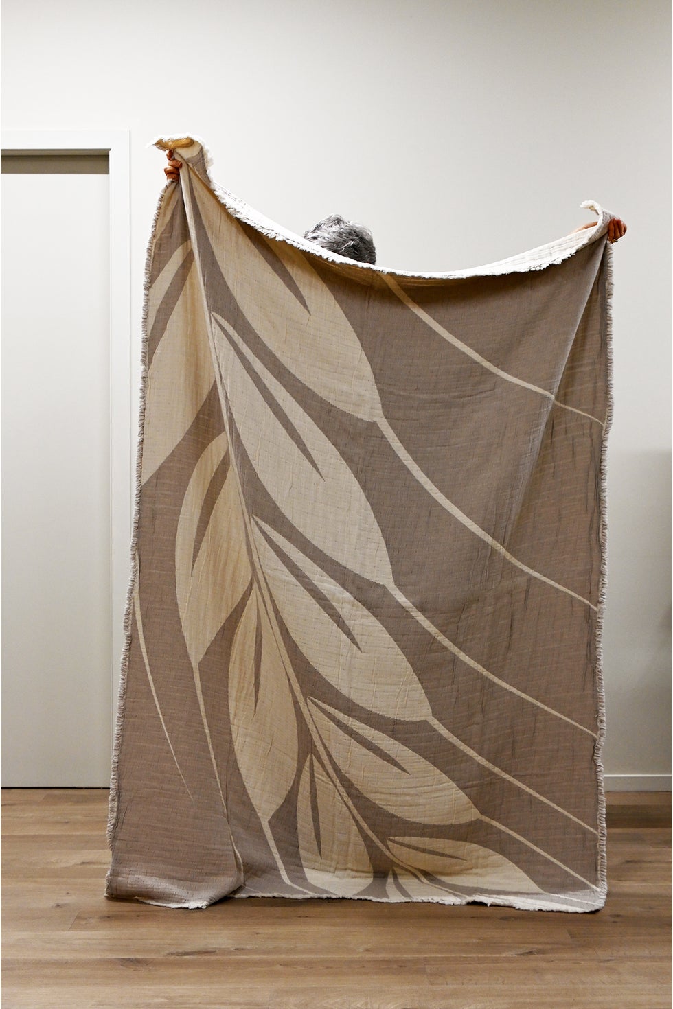 BROSTE Throw Barley - Warm Grey*