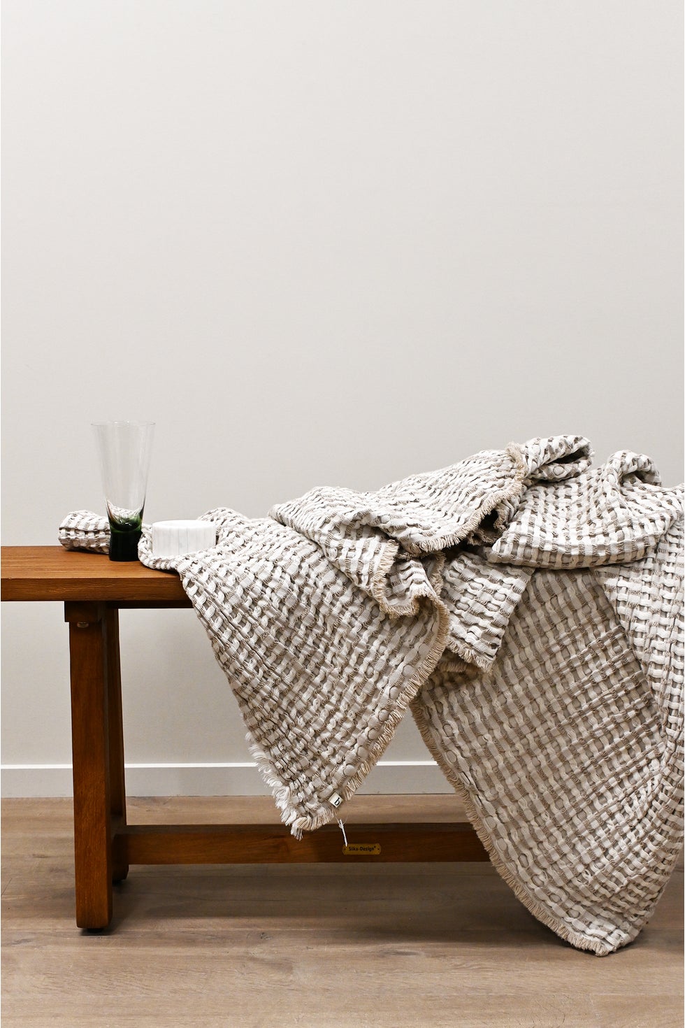 BROSTE Throw Linda - Taupe Sand*