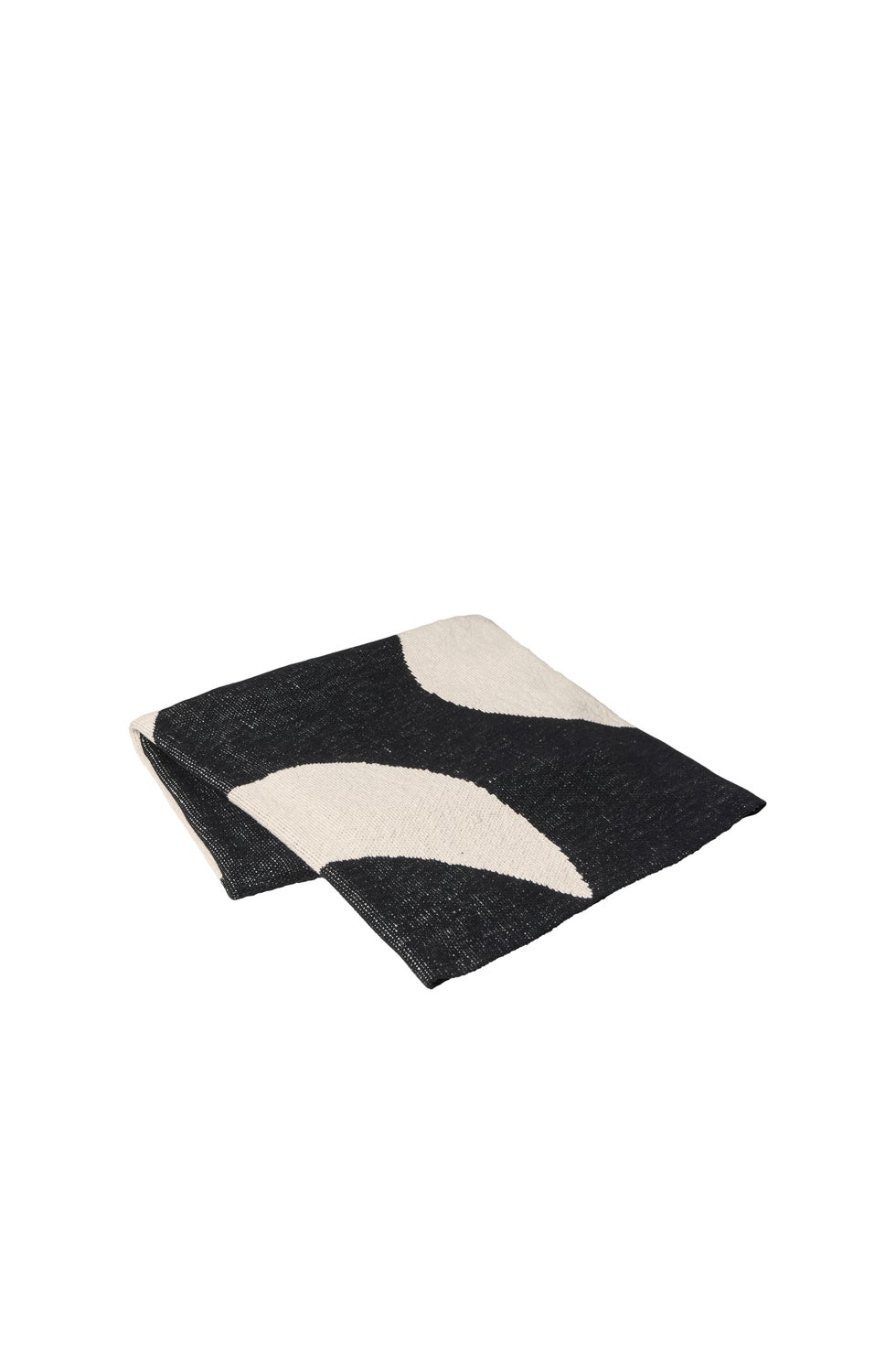 BROSTE Throw Maren - Black/Off White 180*130*