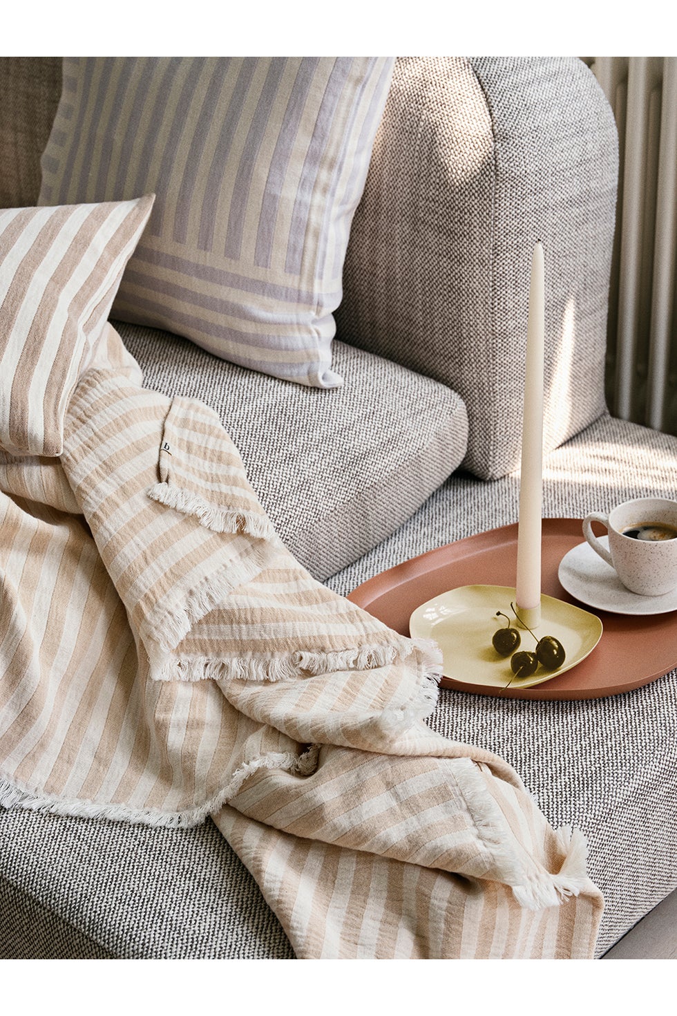 BROSTE Candleplate Mie Mini - Light Yellow*