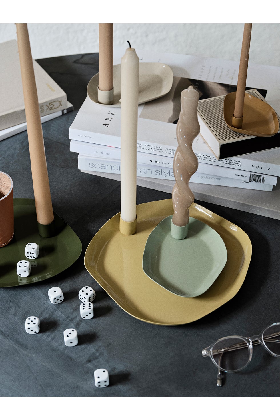 BROSTE Candleplate Mie Medium - Cinnamon Sand*