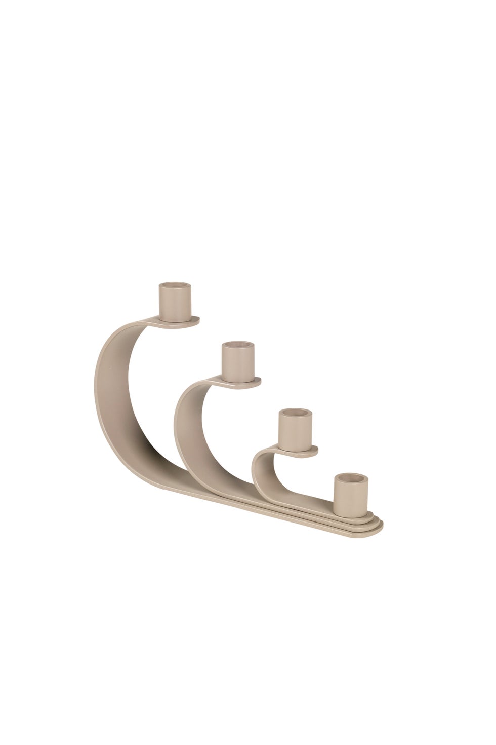 BROSTE Candleholder Nami - Simply Taupe/Warm Grey*