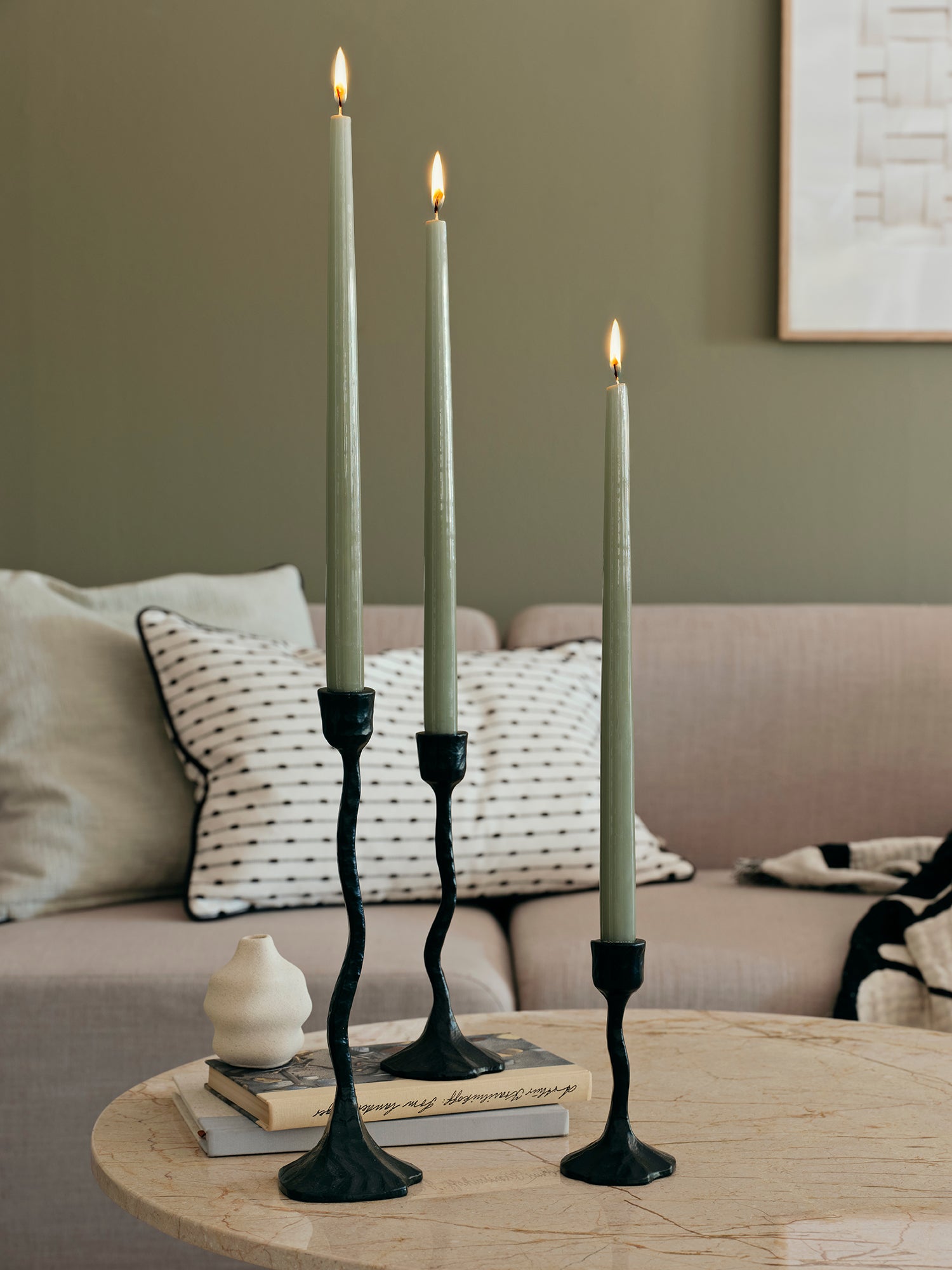 BROSTE Candleholder Amy Tall - Black