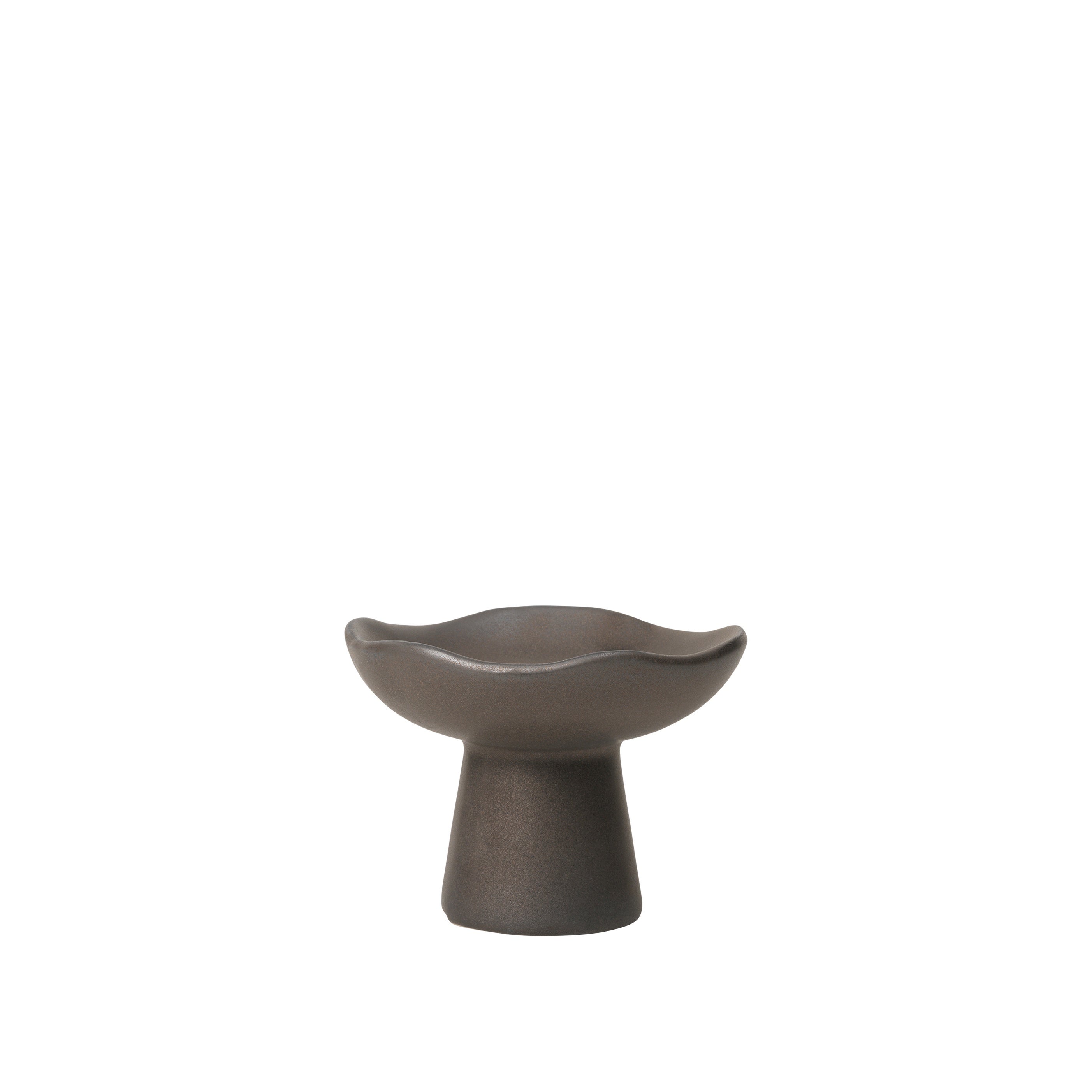 BROSTE Candleholder Momo Short - Matt Black