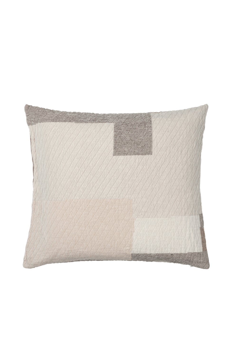 BROSTE Cushion Cover Patch - Greys/Black 60*60