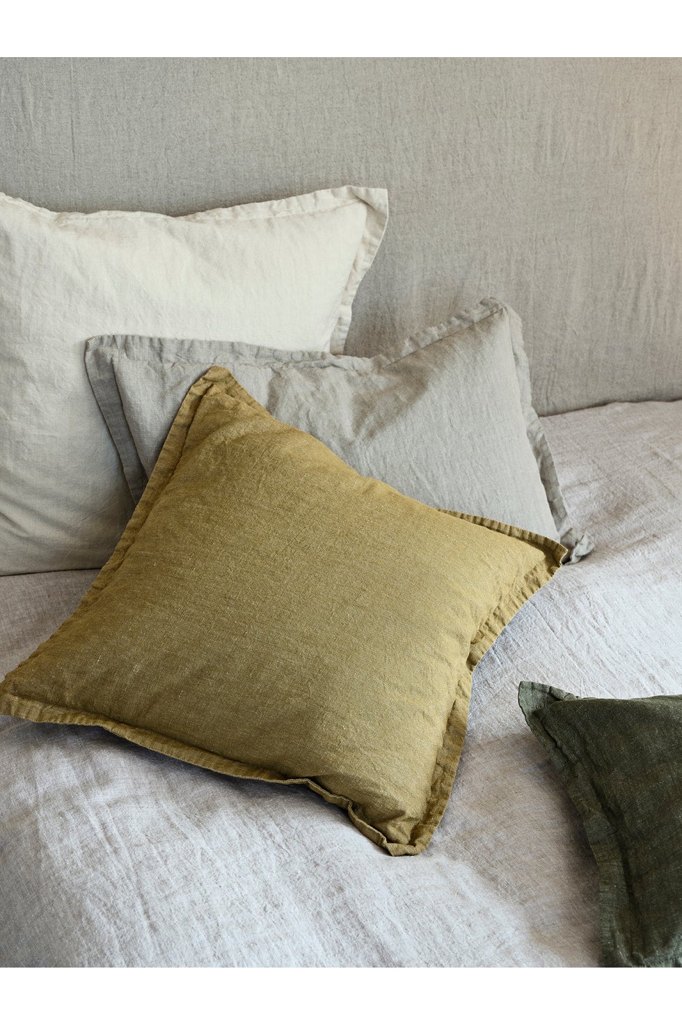 BROSTE Cushion Cover Linn - Castle Beige 50*50