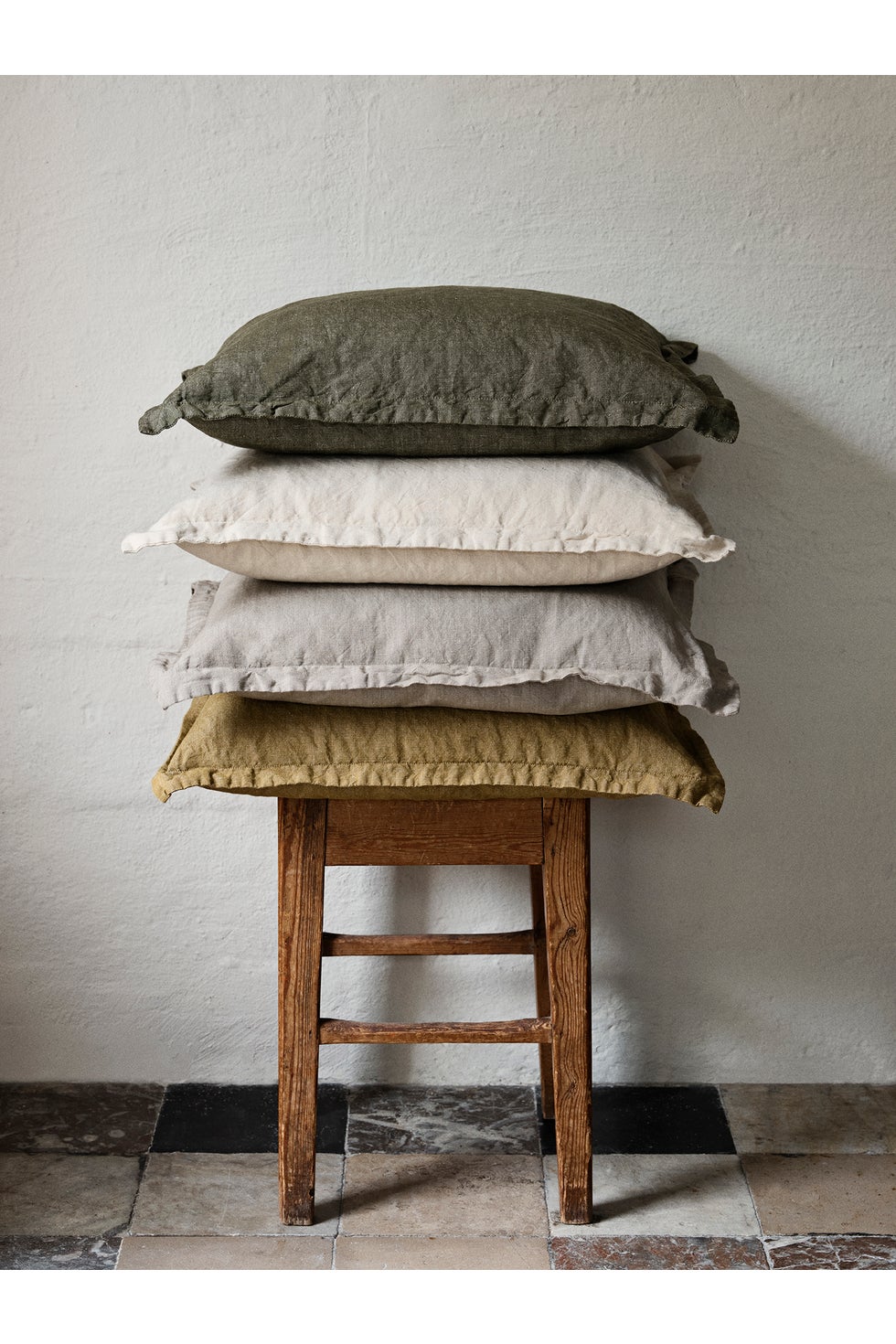 BROSTE Cushion Cover Linn - Dull Gold 60*60