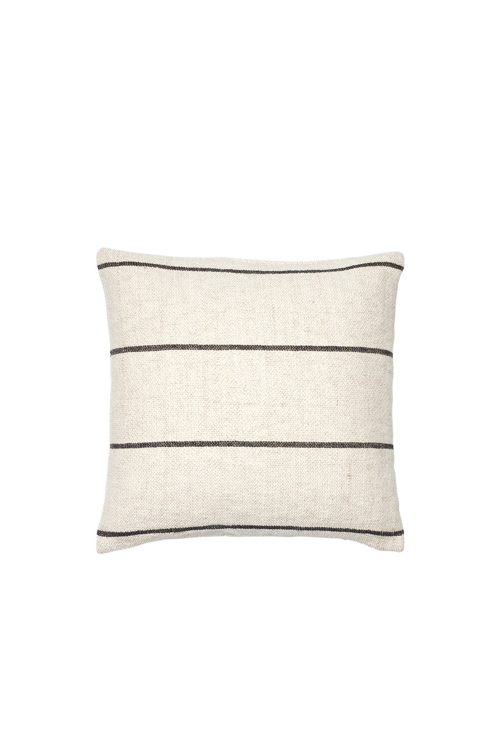 BROSTE Cushion Cover Sigrid - Light Beige/Black 50*50