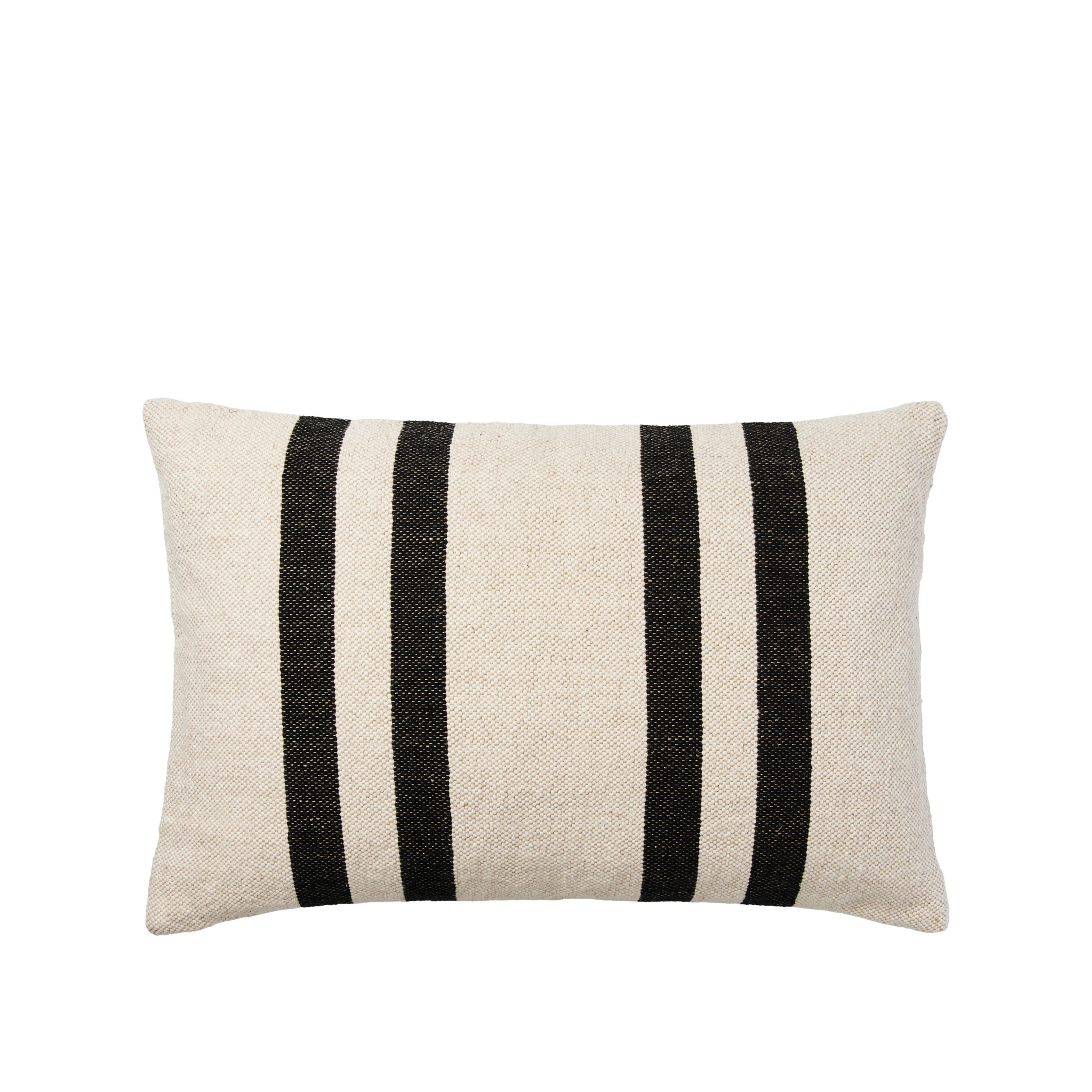BROSTE Cushion Cover Sigrun - Light Beige/Black 40*60