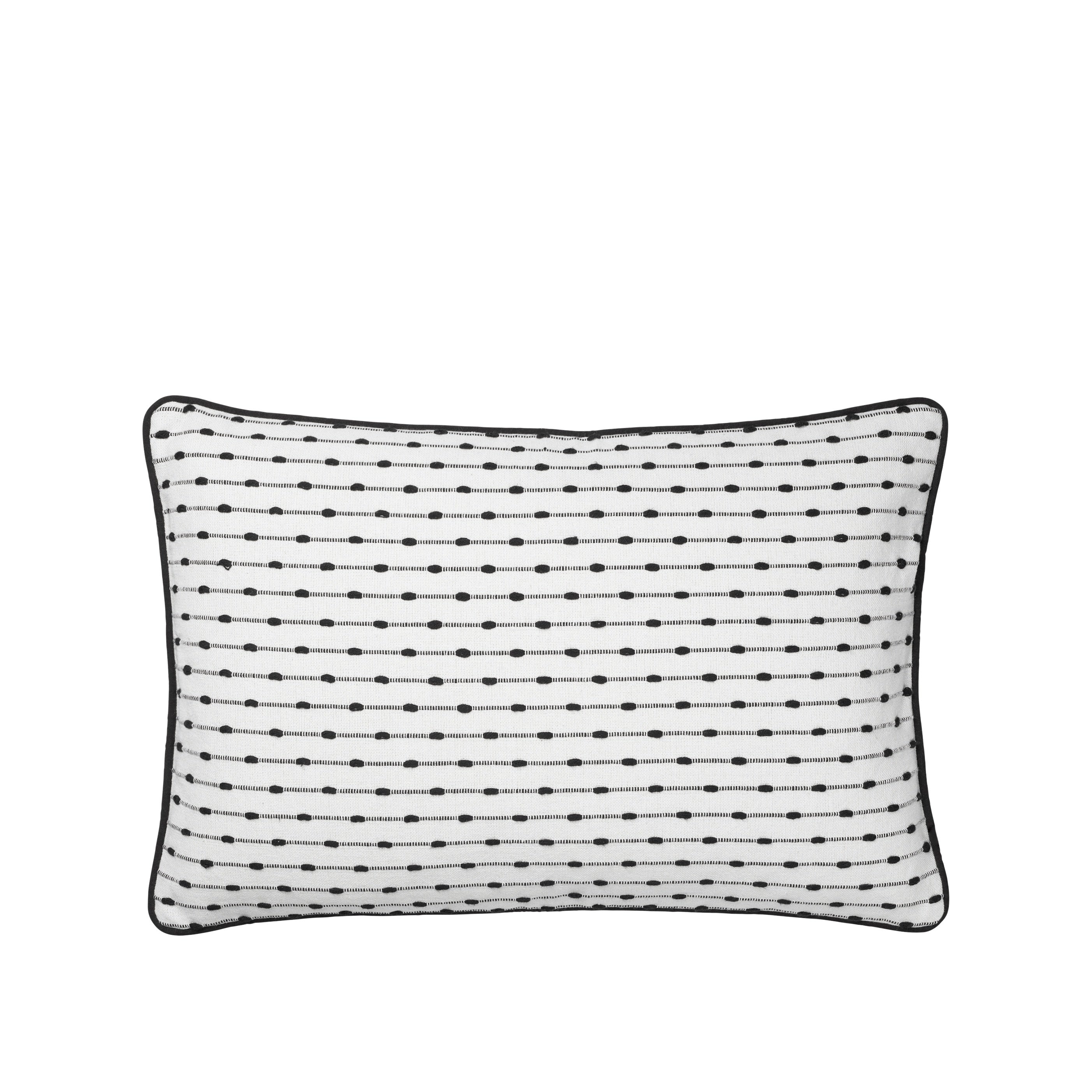 BROSTE Cushion Cover Sue - White/Black 40*60