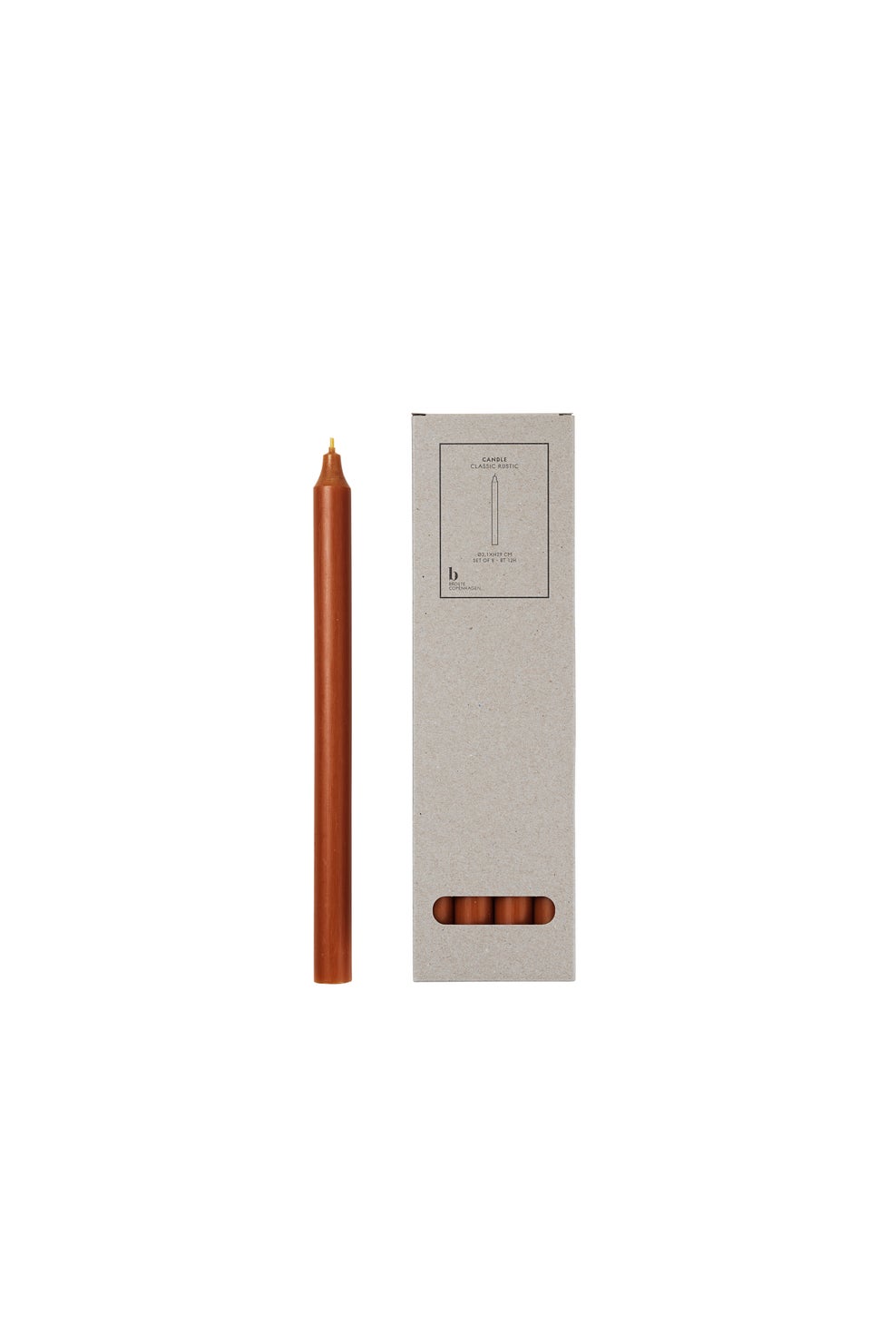 BROSTE Candle Taper S/8 H290 - Terracotta