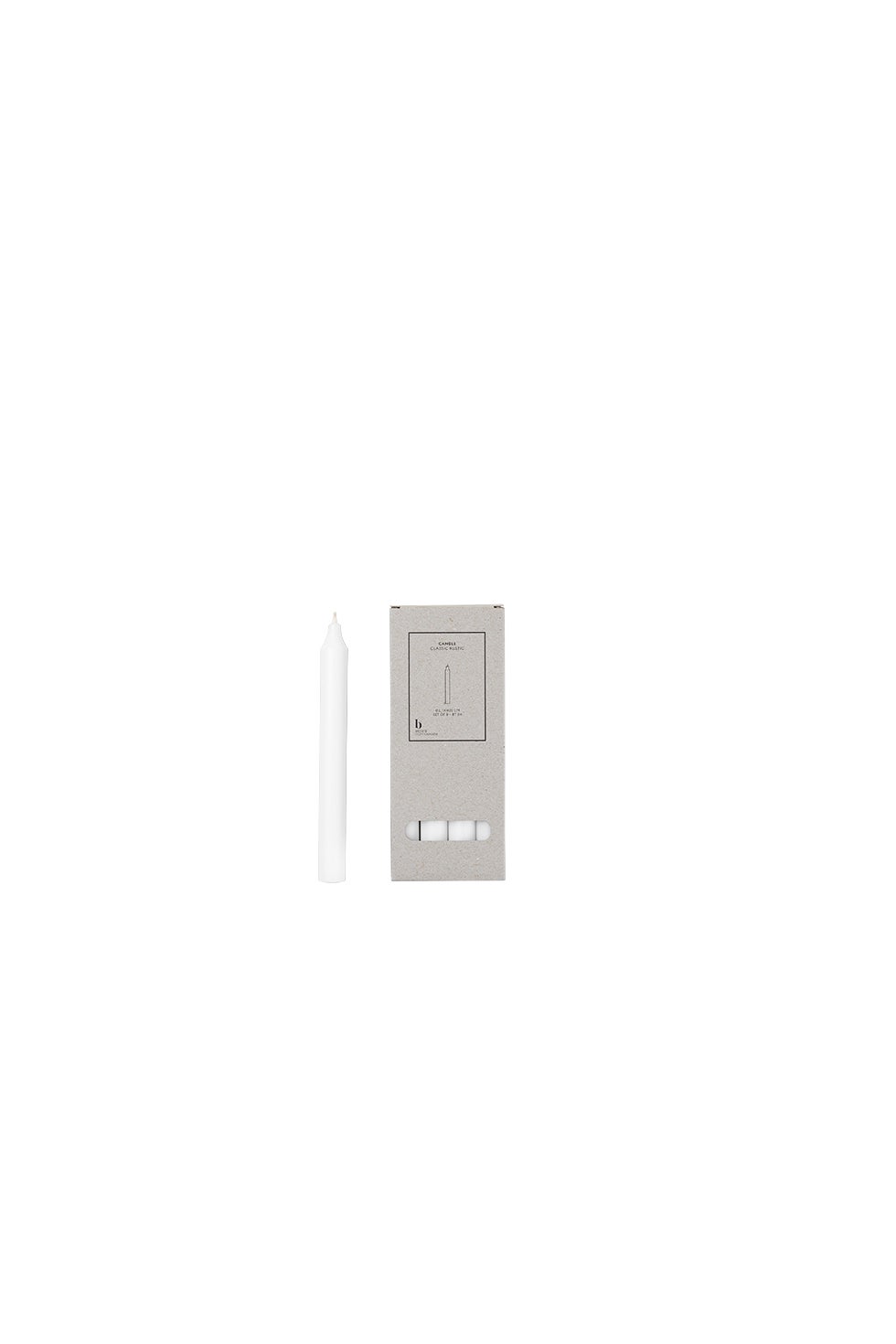 BROSTE Candle Taper S/8 H200 - White