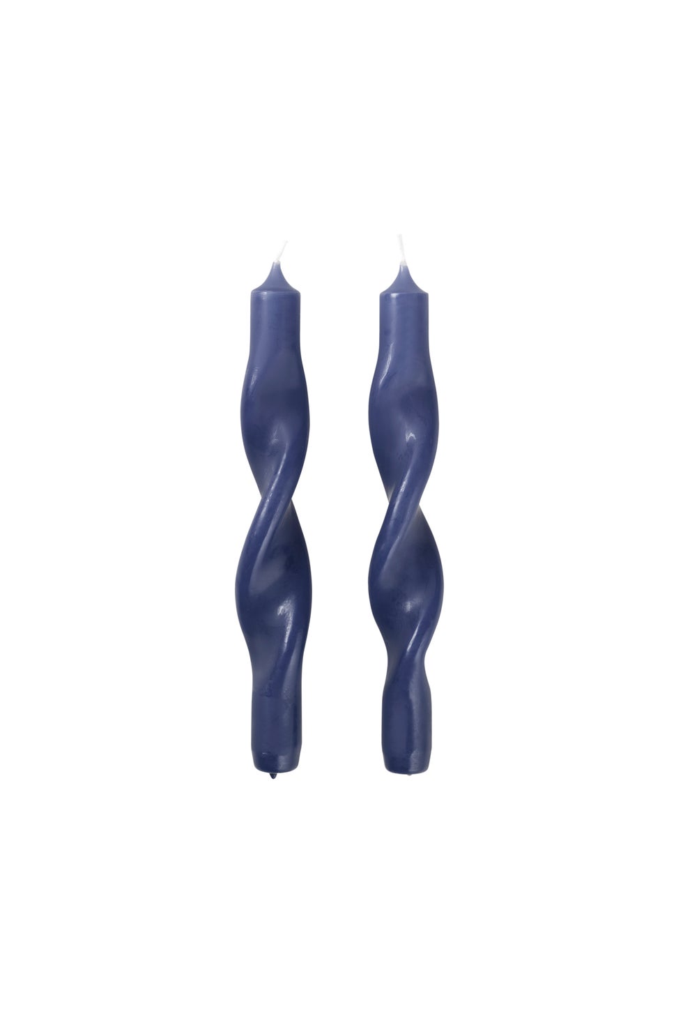 BROSTE Candle Twist Giftboxed S/2 - Baja Blue